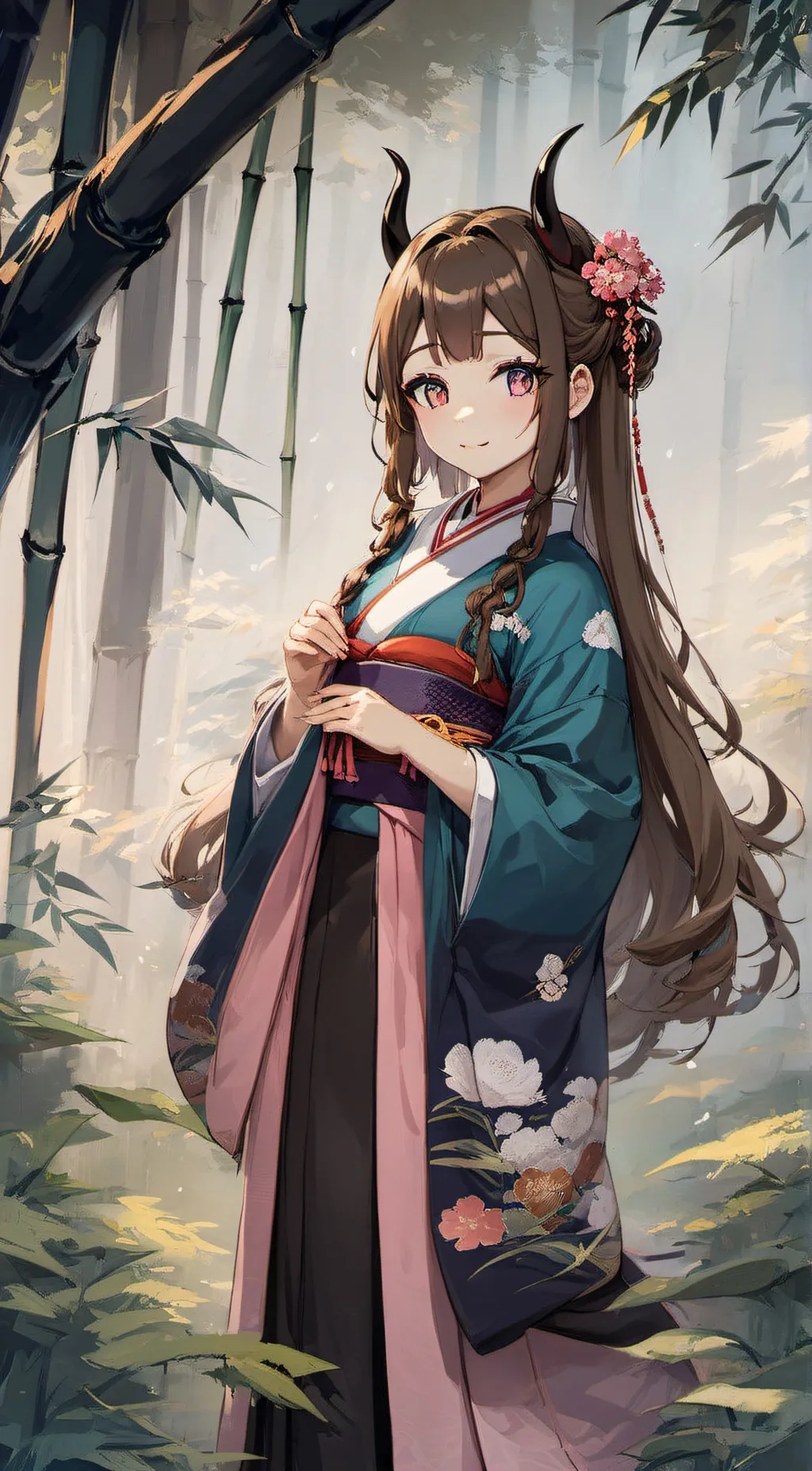 ai character: Demon tanjiro background