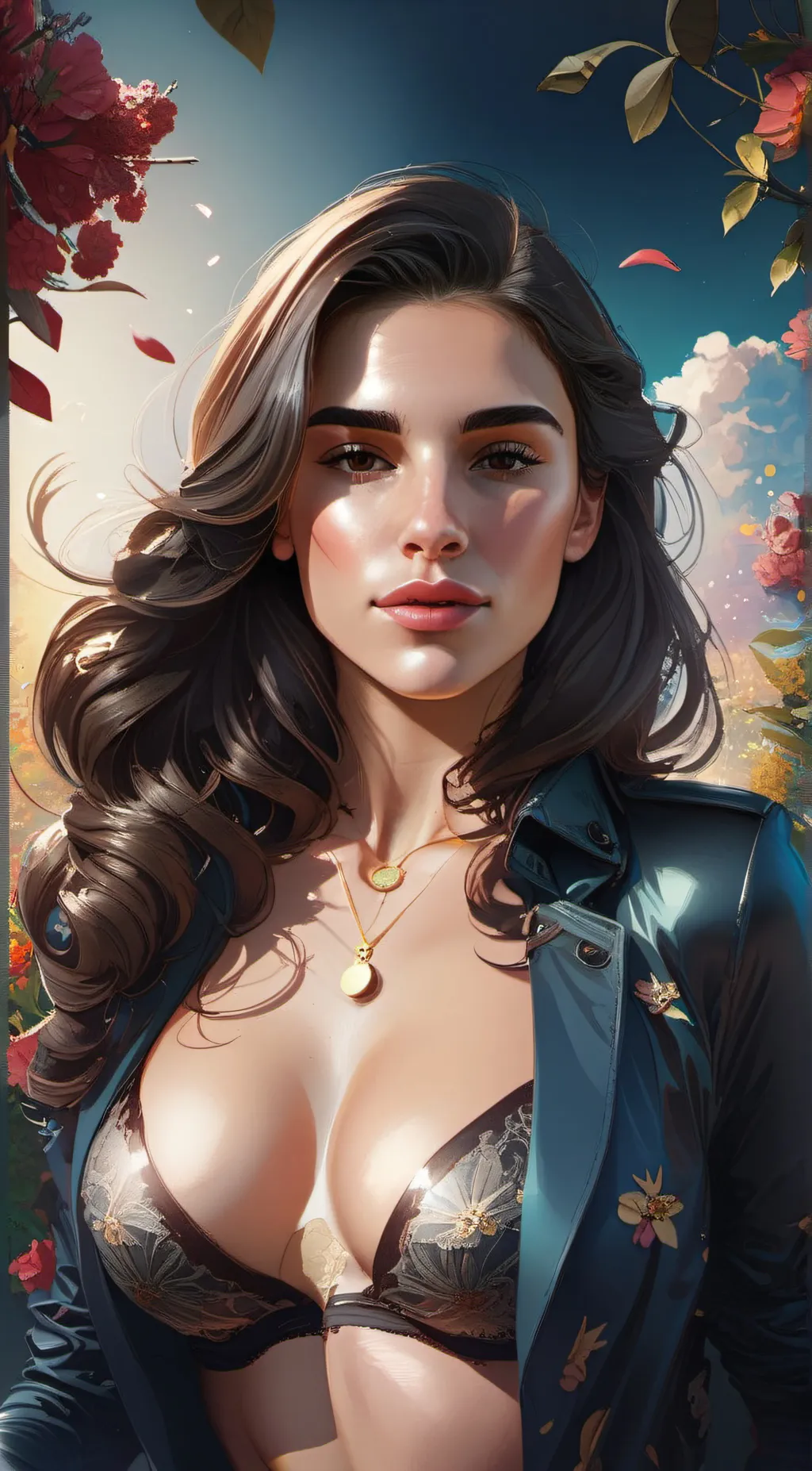 ai character: Luna background