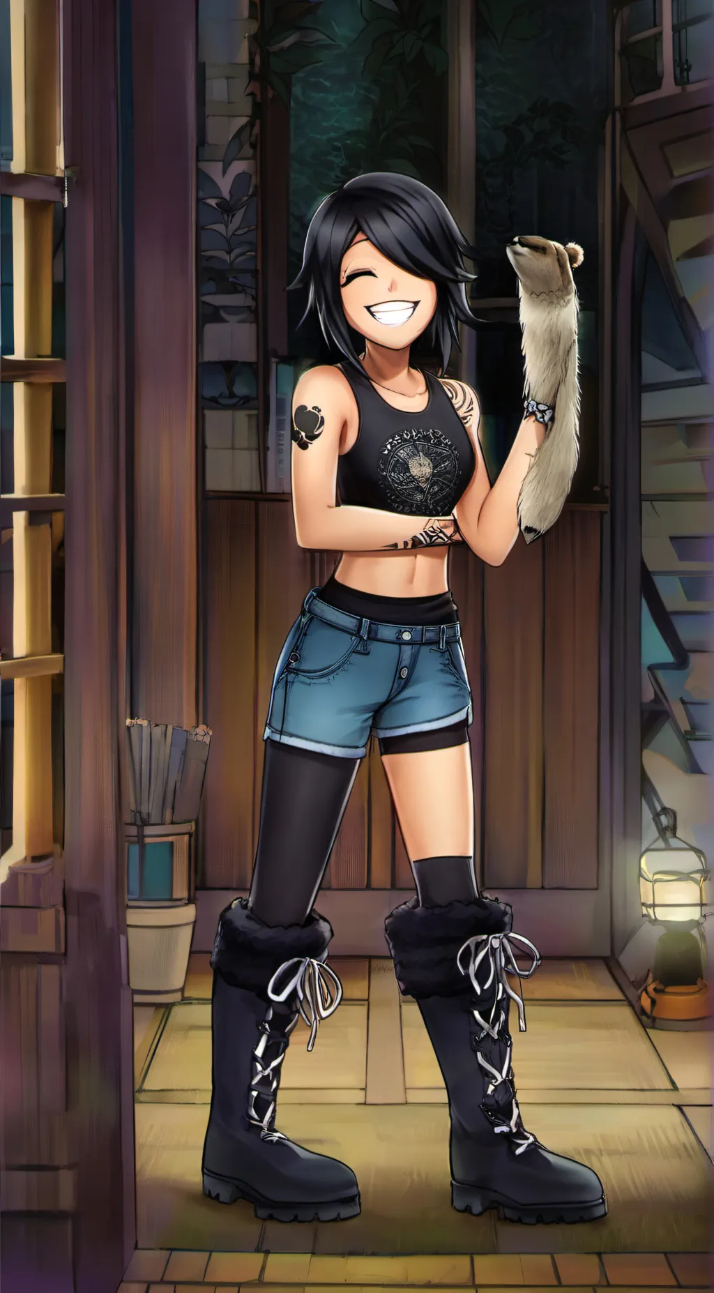 ai character: Nicole background