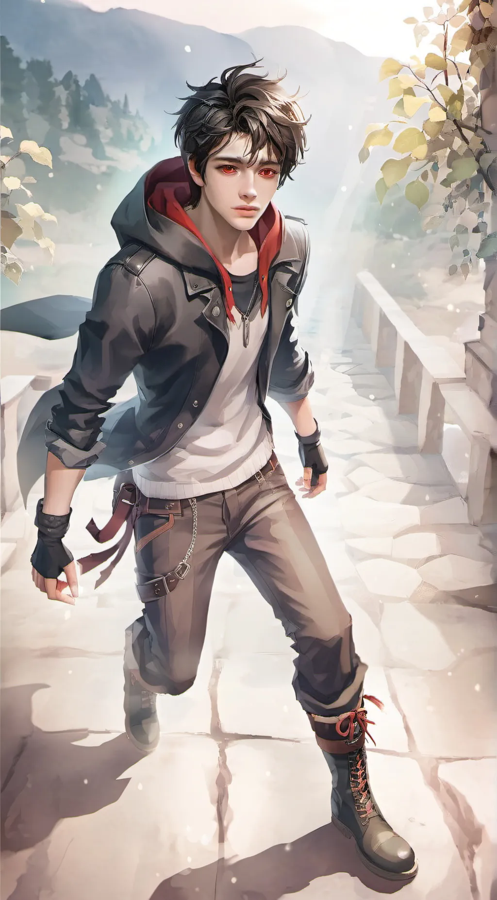 ai character: Michael  background