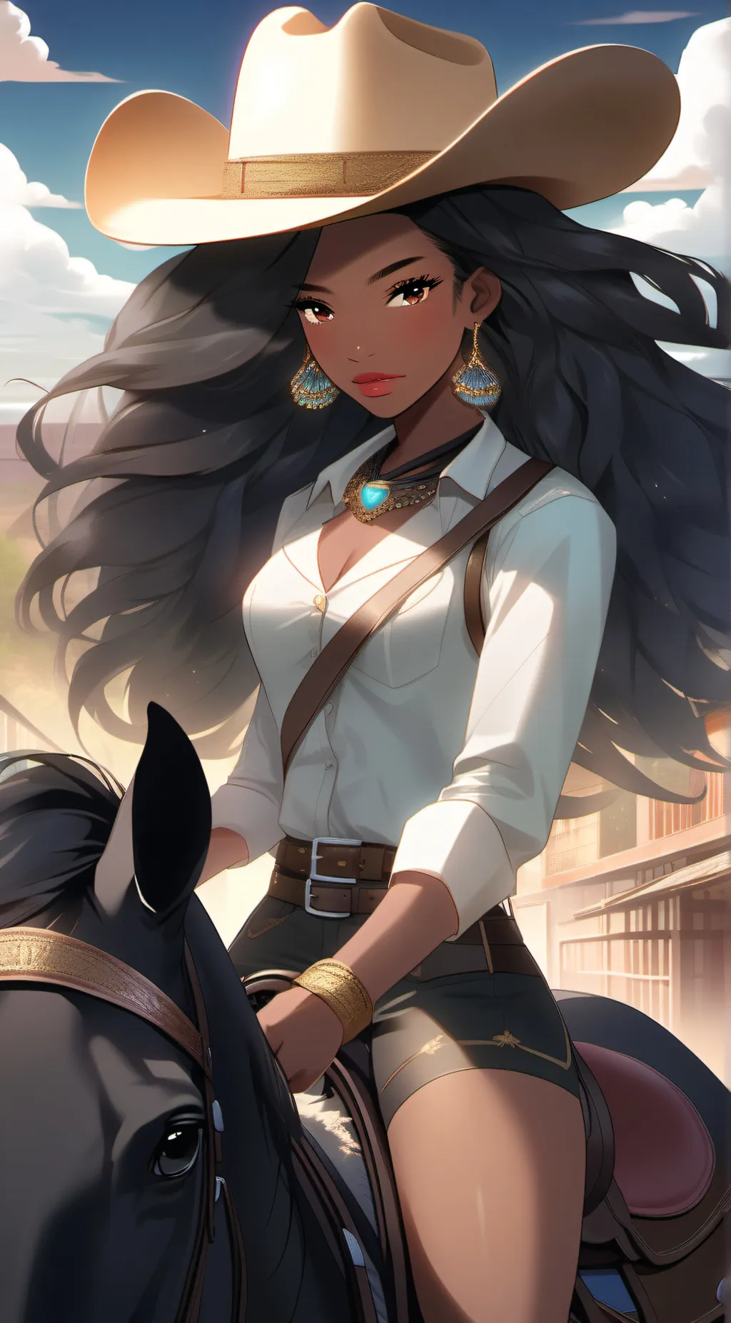 ai character:  Madison Ray background