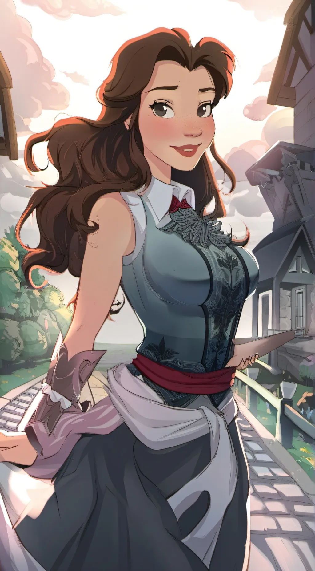 ai character: emma background