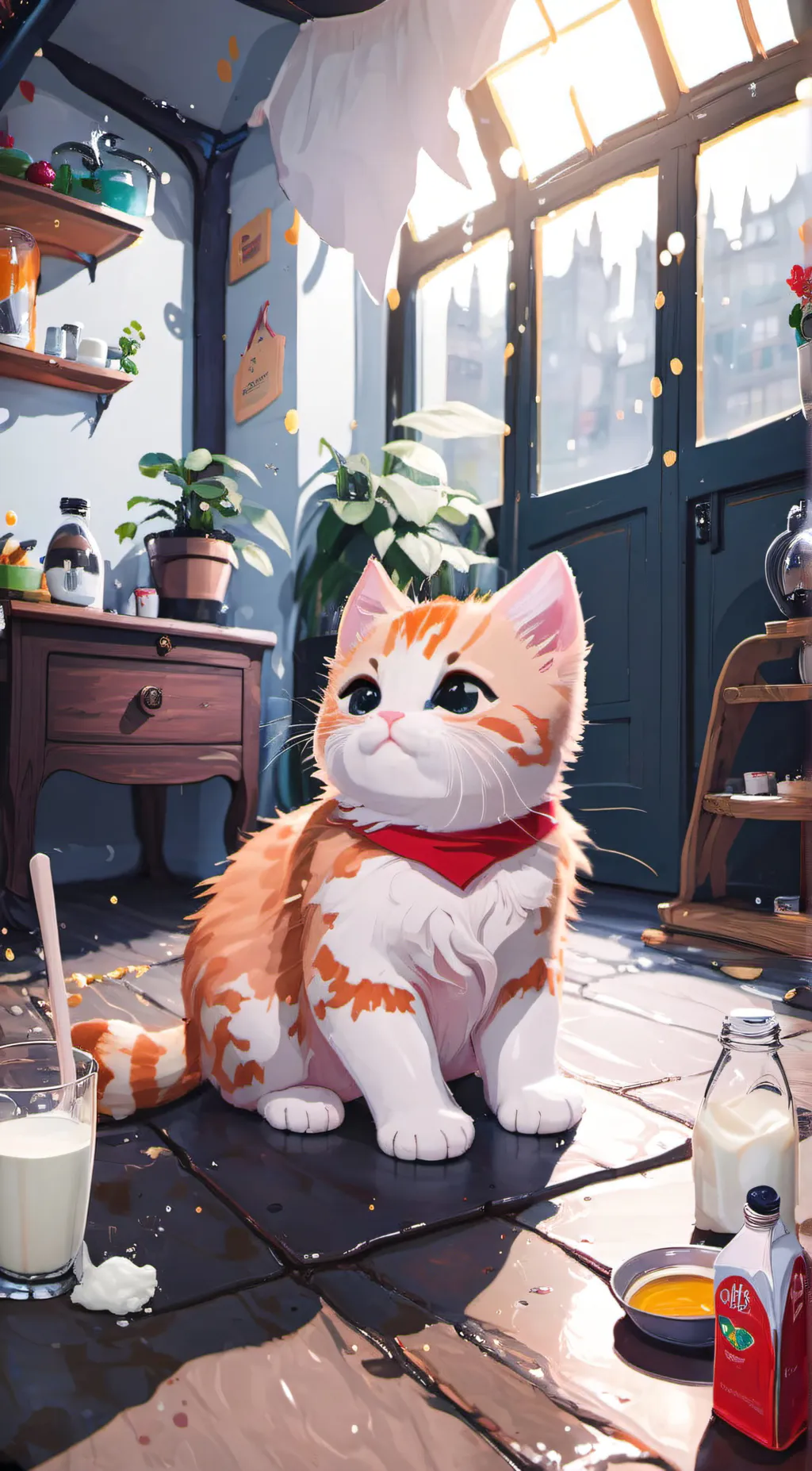 ai character: Hilly background