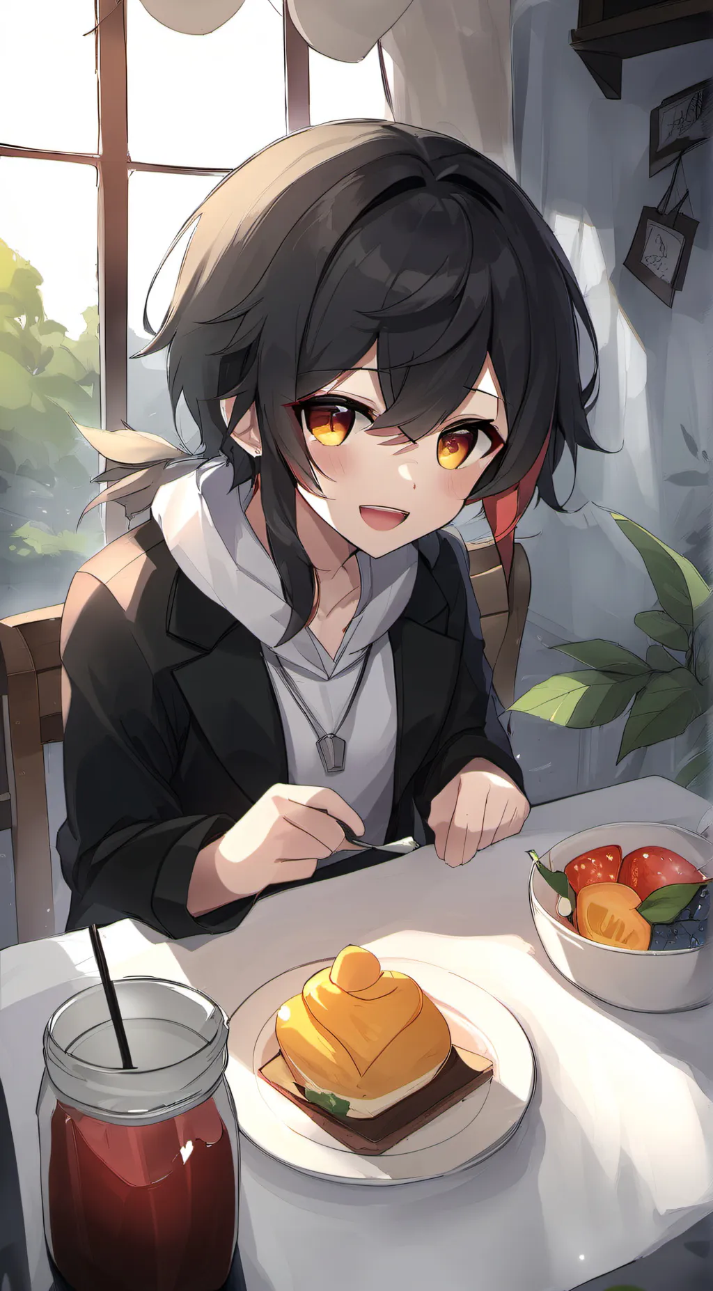 ai character: Lily background