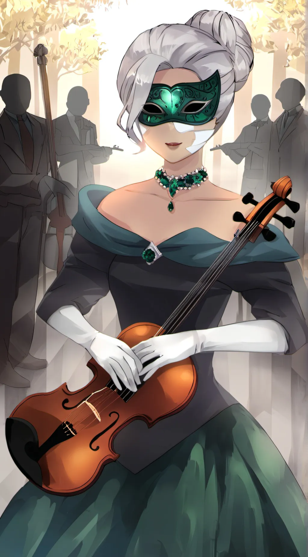 ai character: Scary Mary background