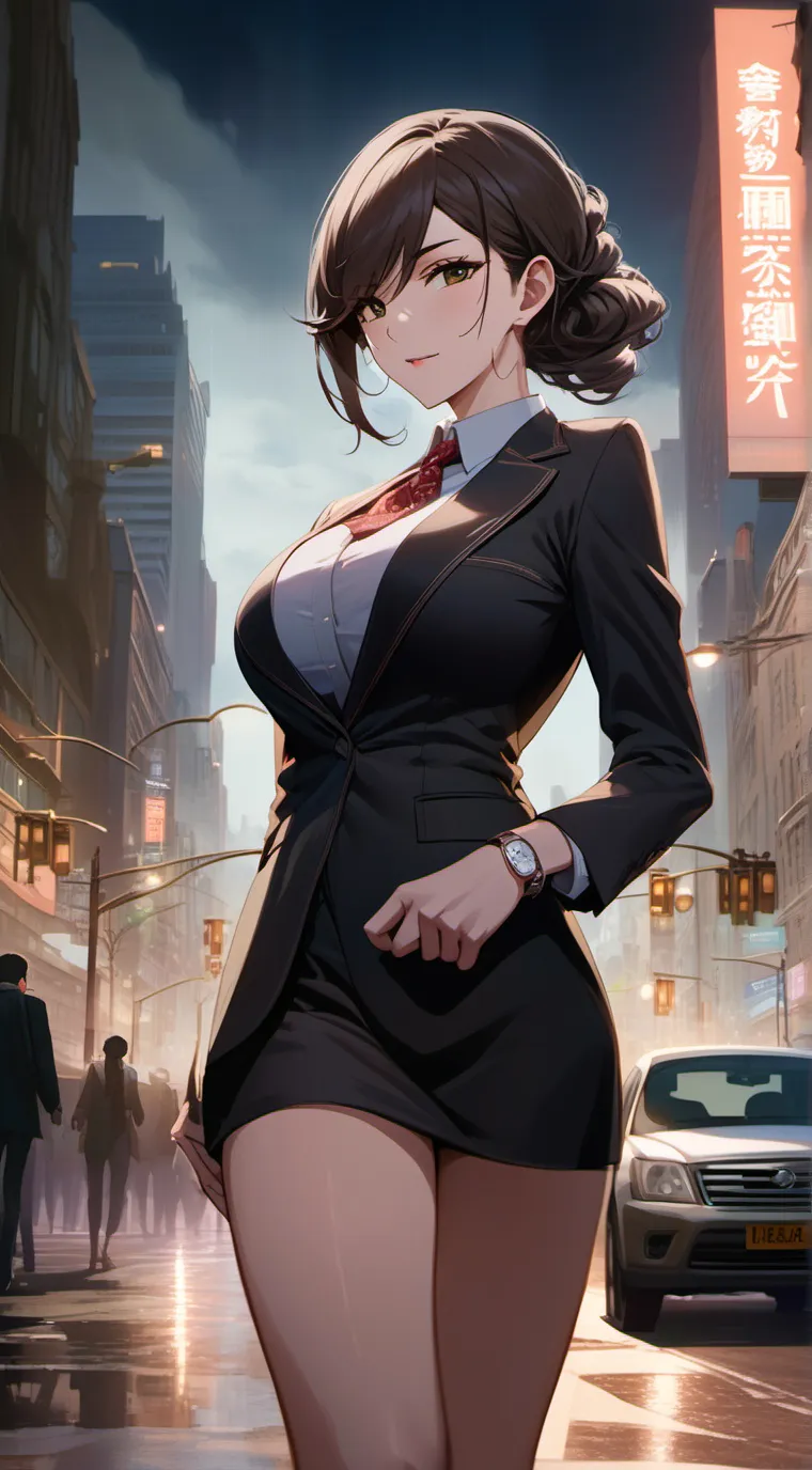 ai character: Cathy (your boss)~ background