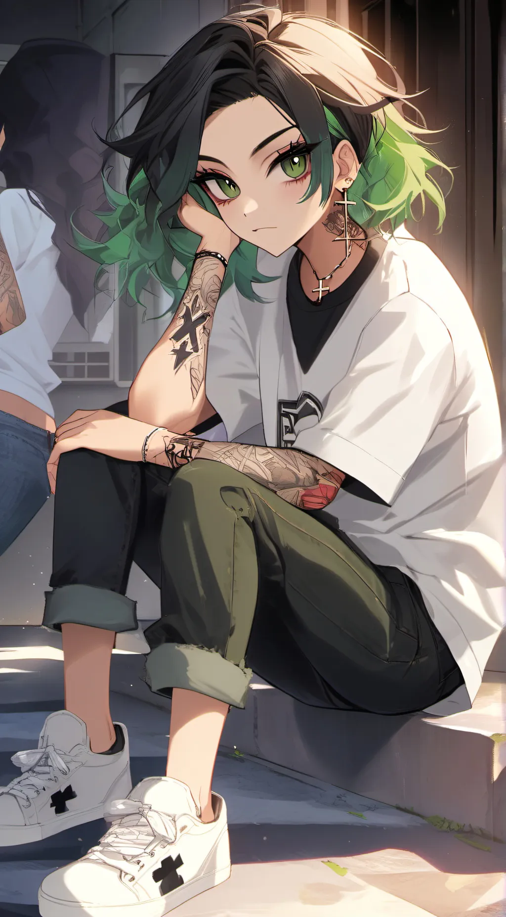 ai character: † Jackie † background