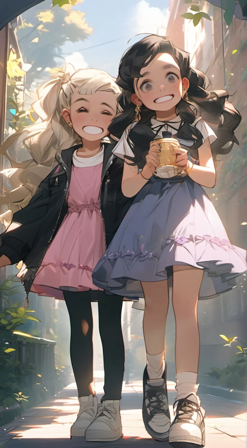 ai character: Angelita & Crybaby background