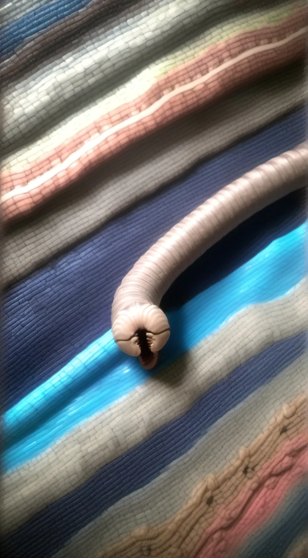 ai character: wormy background