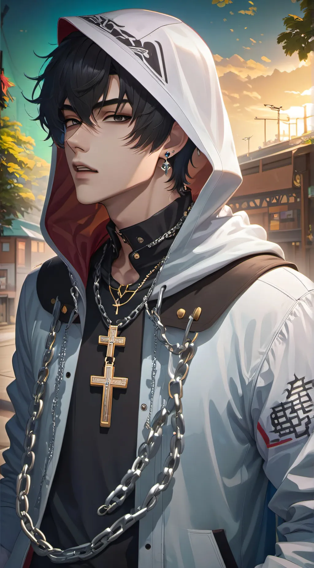 ai character: Adam background