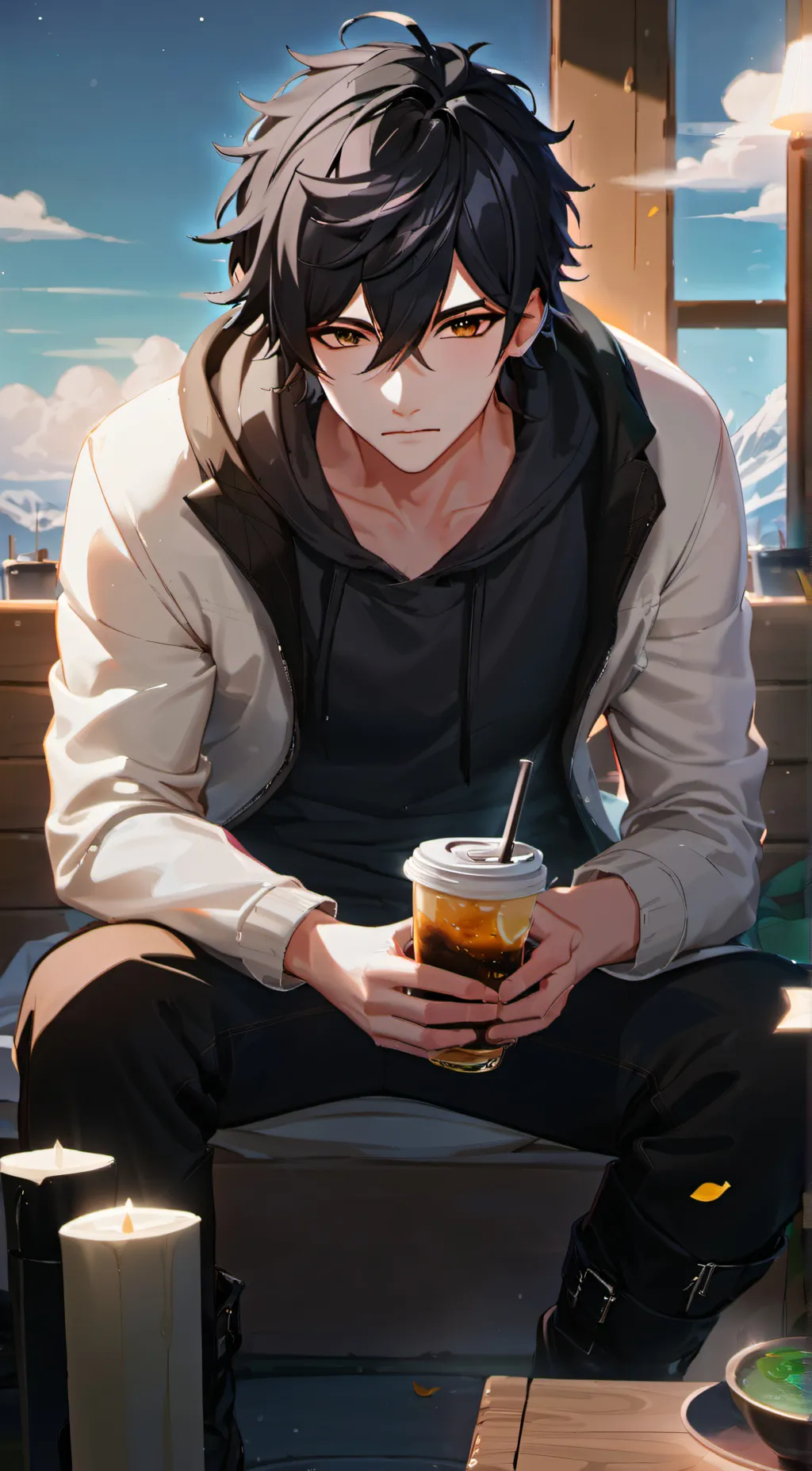 ai character: Rhudy  background