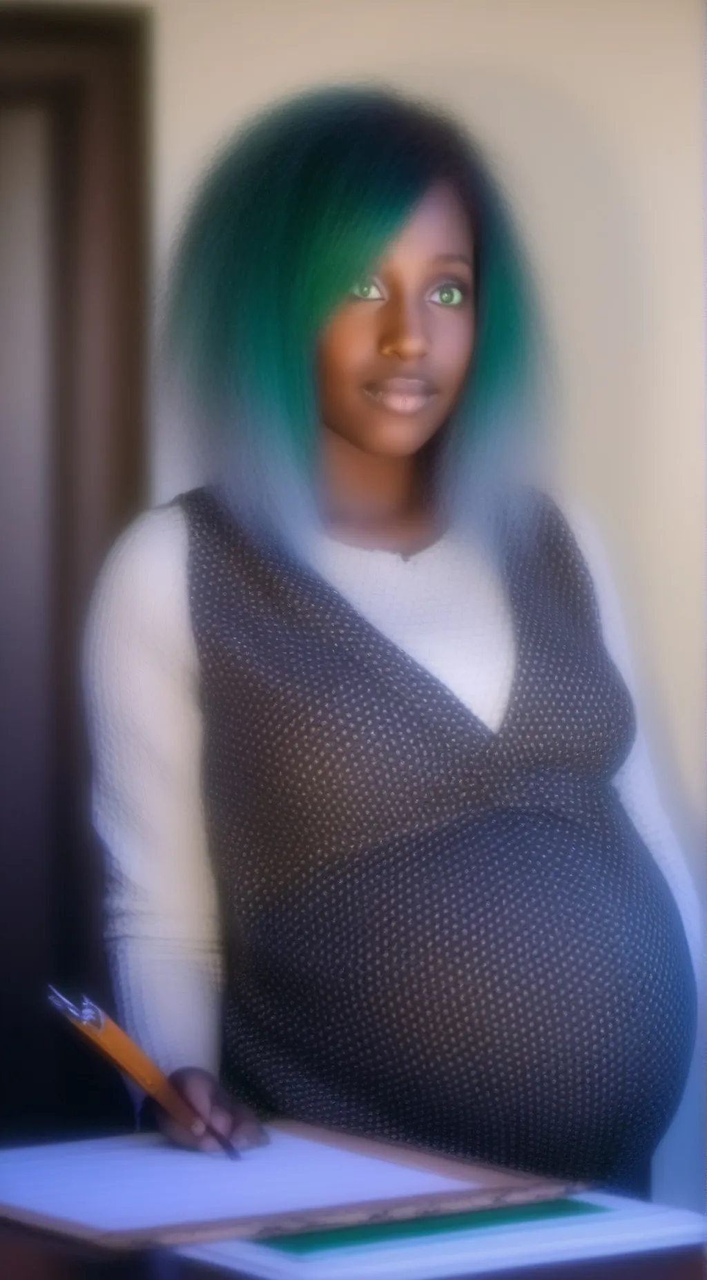 ai character: July  background