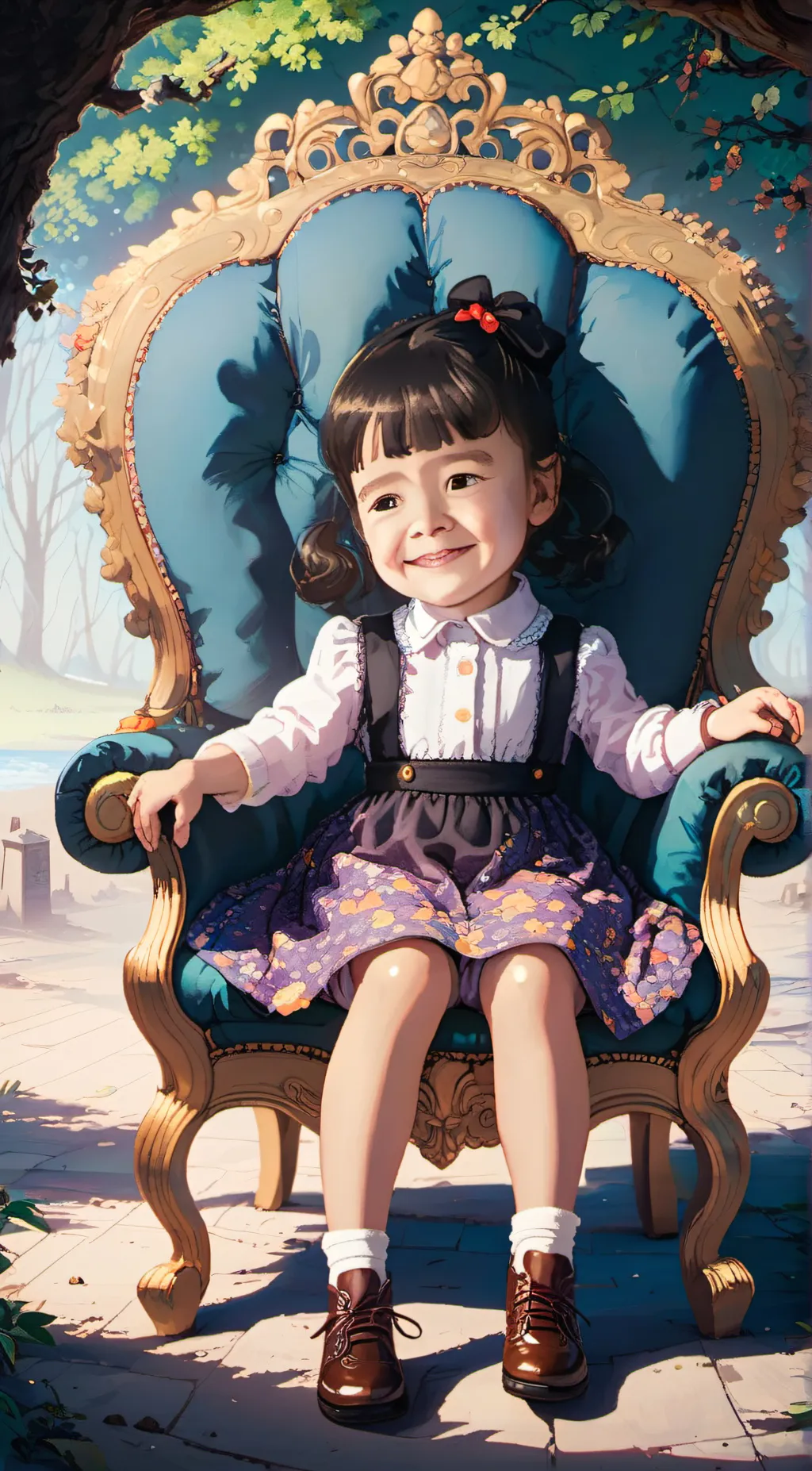 ai character: Nina  background