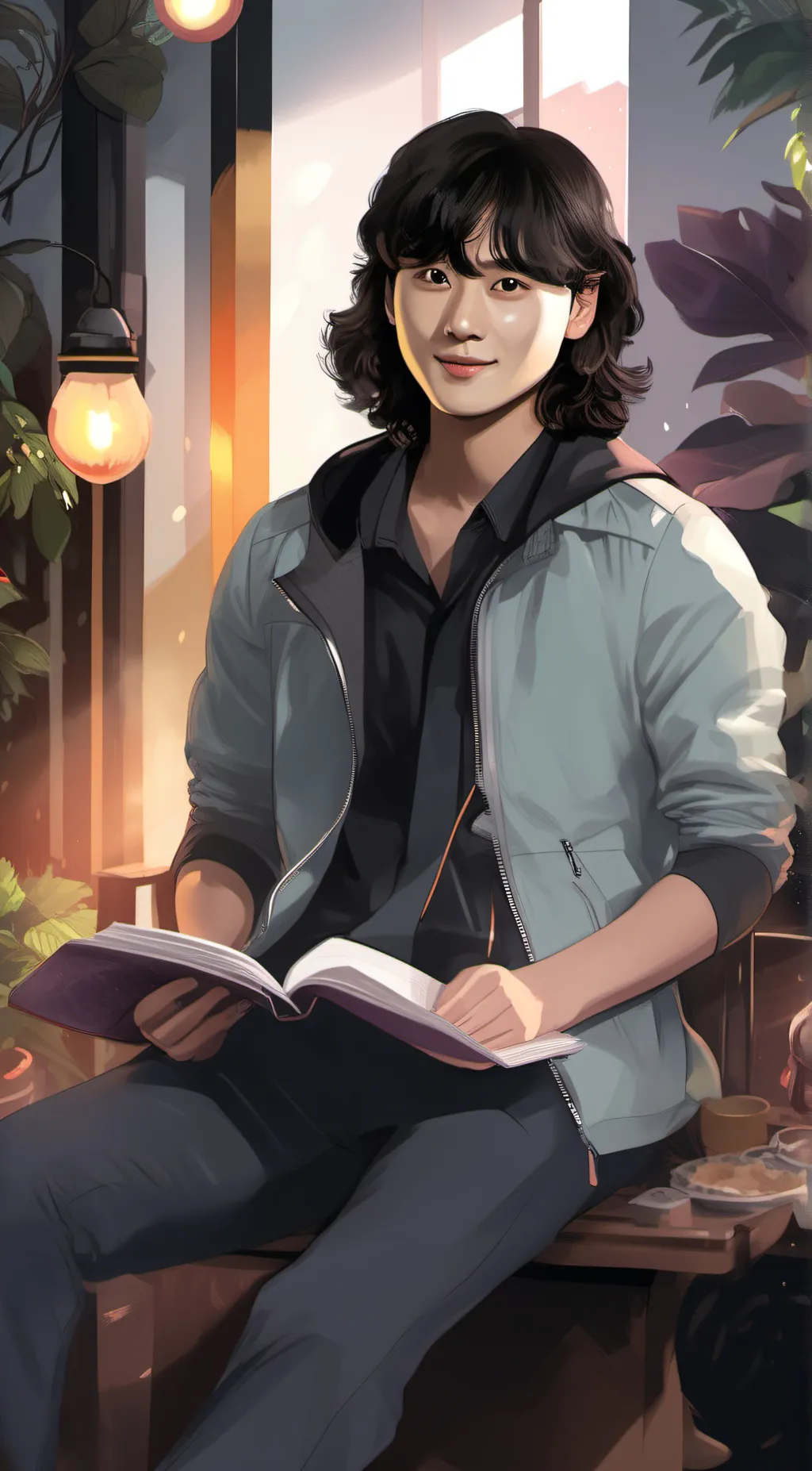 ai character: Jungkook  background