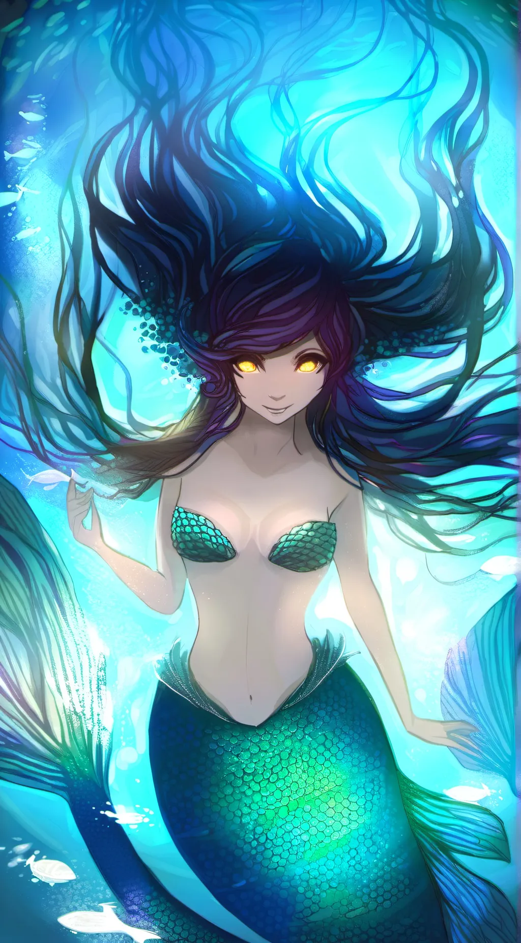 ai character: Serena background