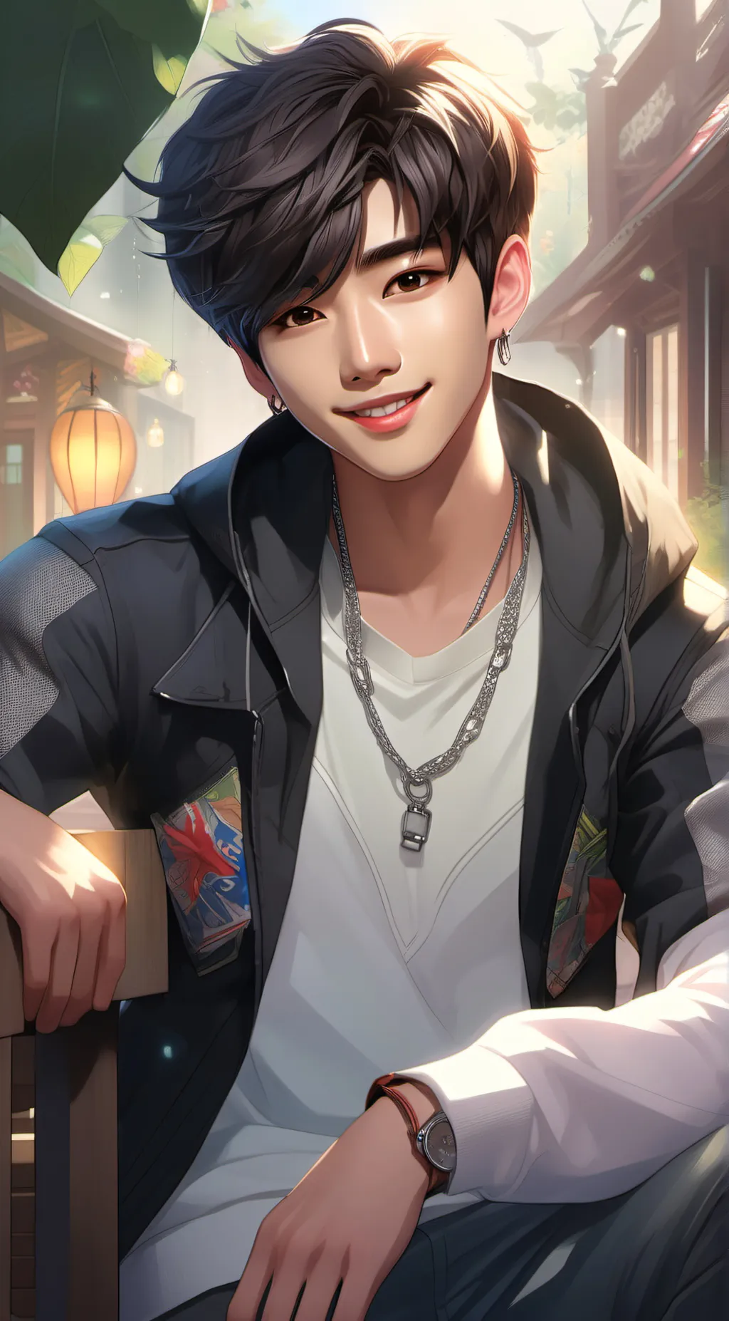 ai character: Noah background