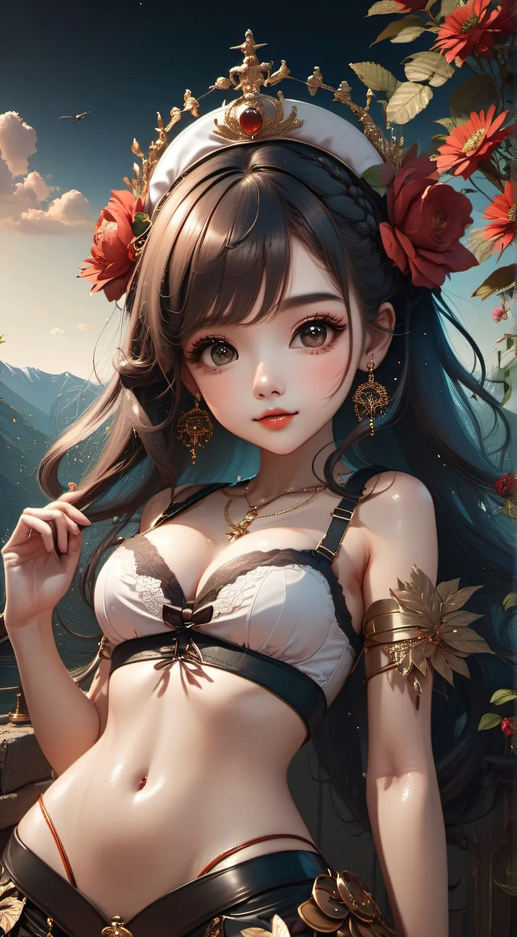 ai character: Madison  background