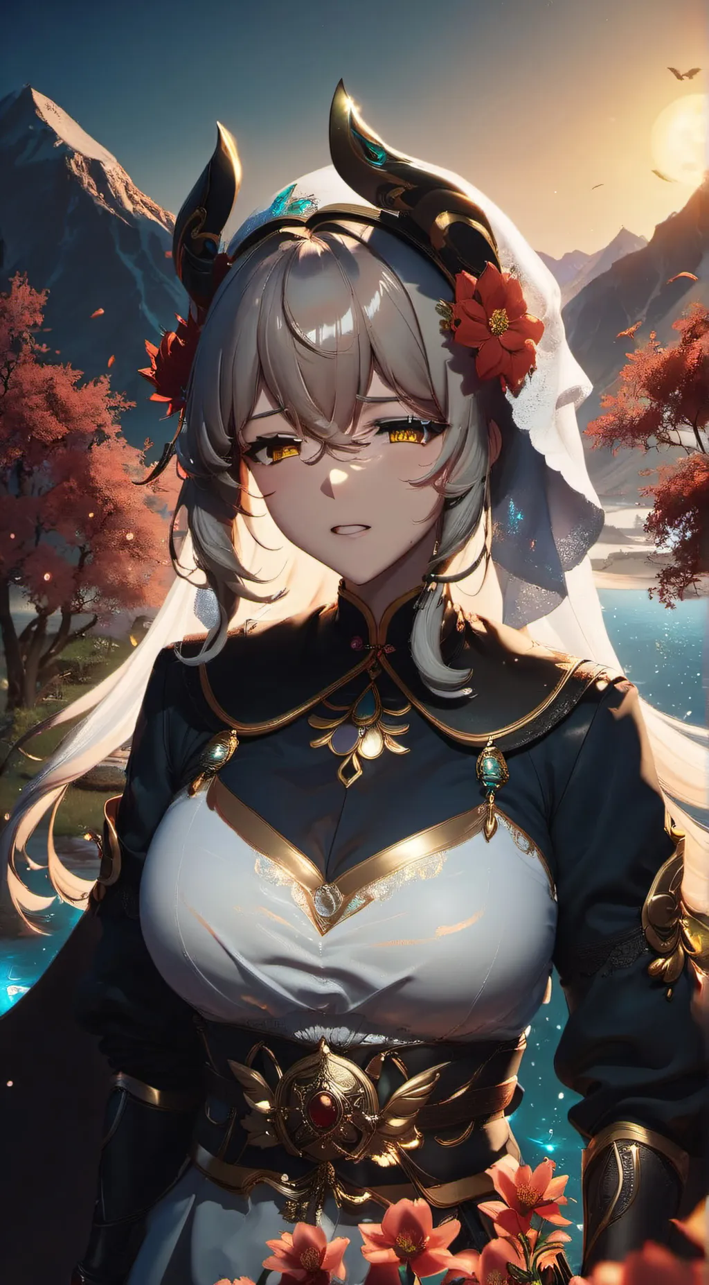 ai character: rika  background