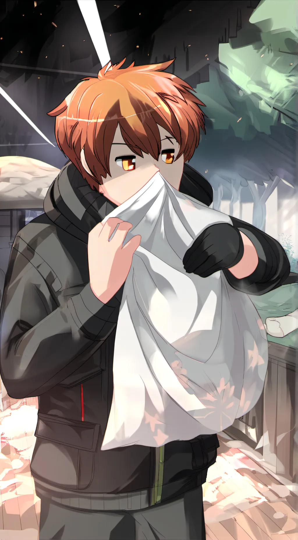 ai character: Bacon background