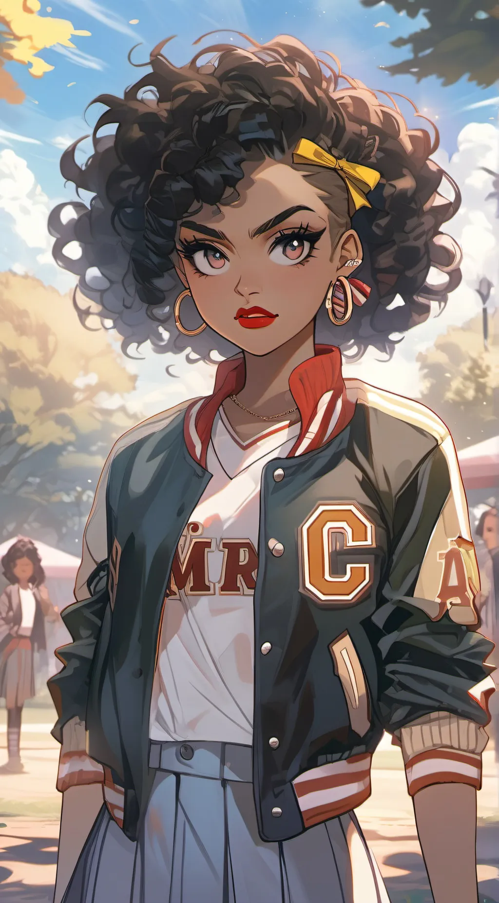 ai character: Maddie background