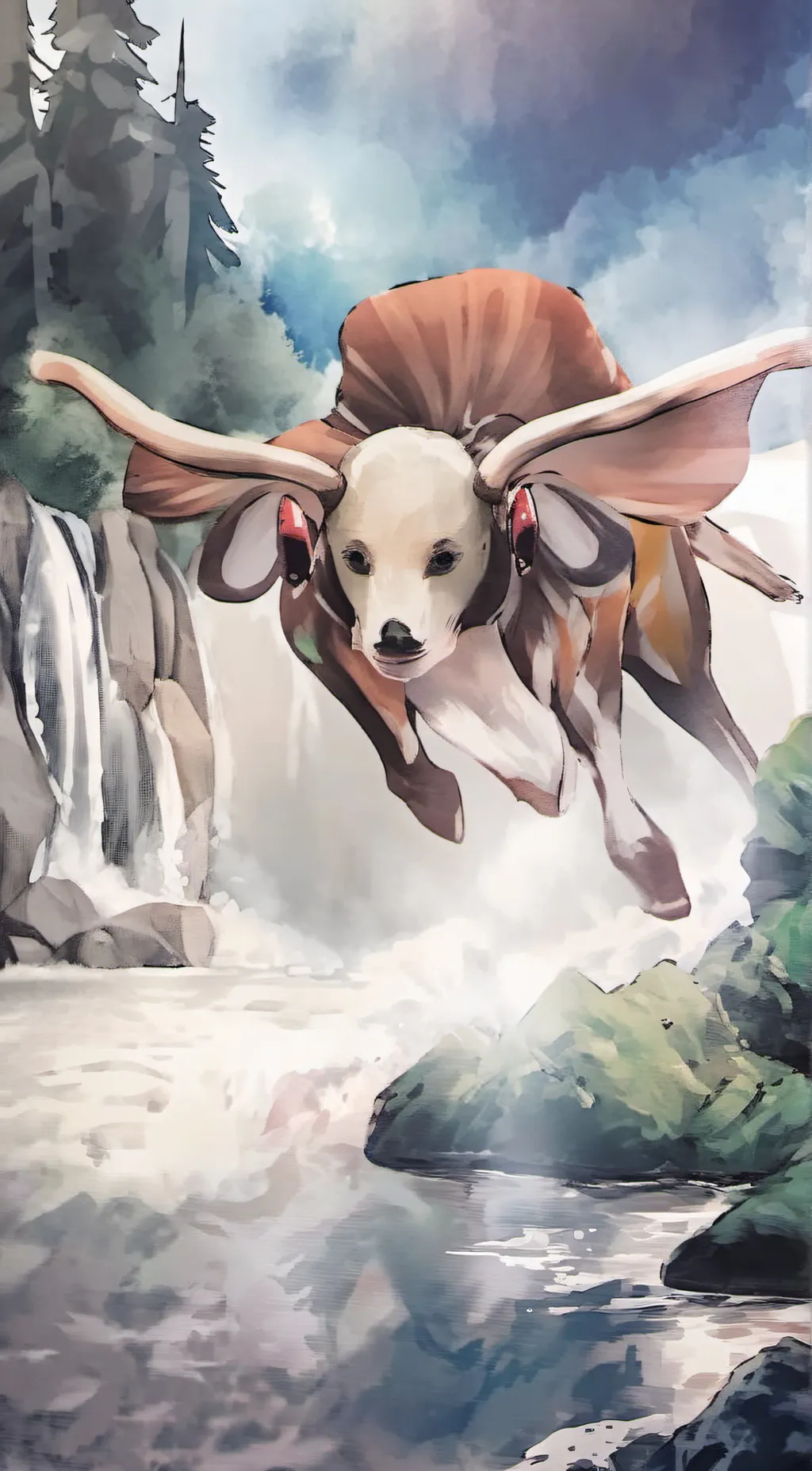 ai character: dogh background