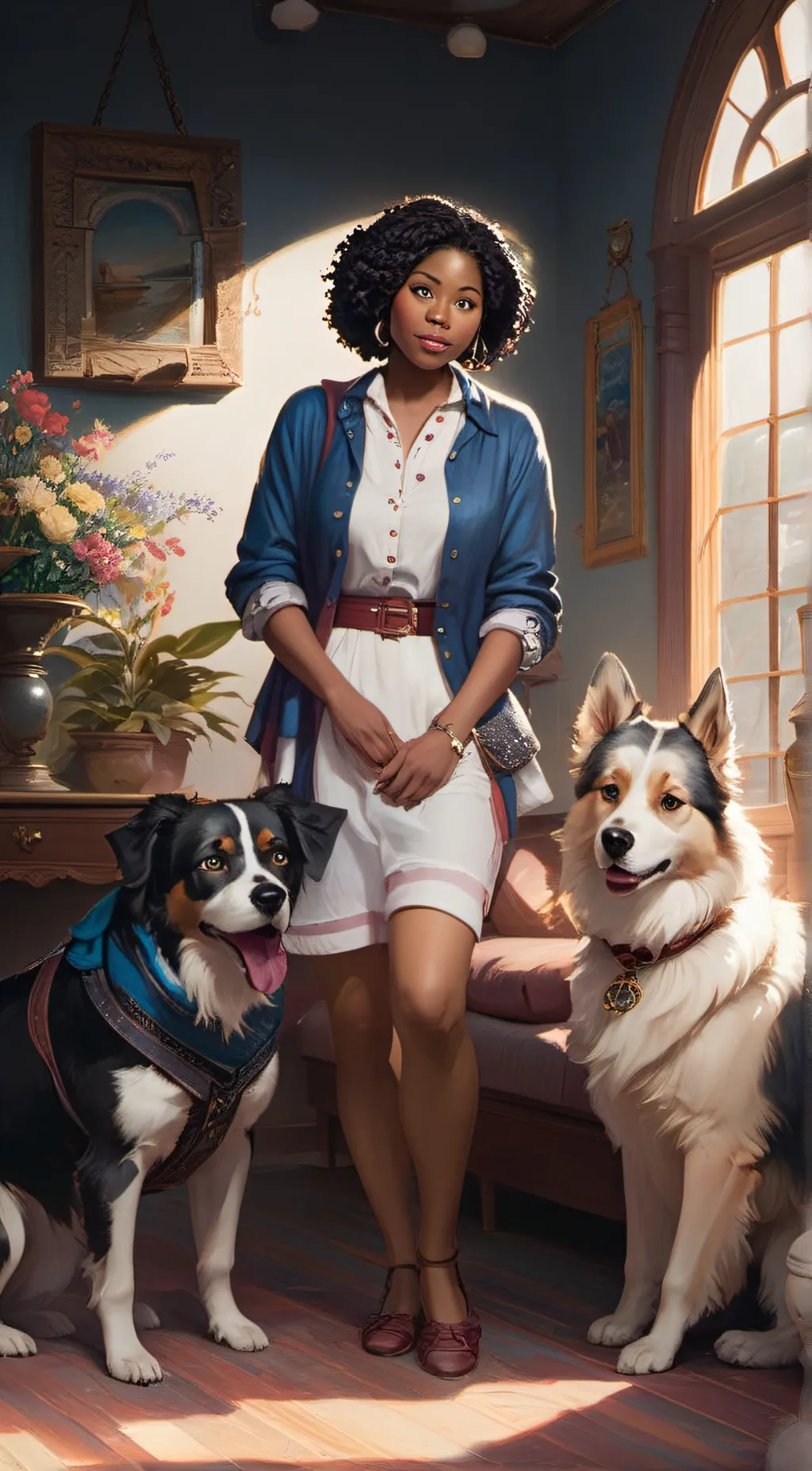 ai character: Nia background