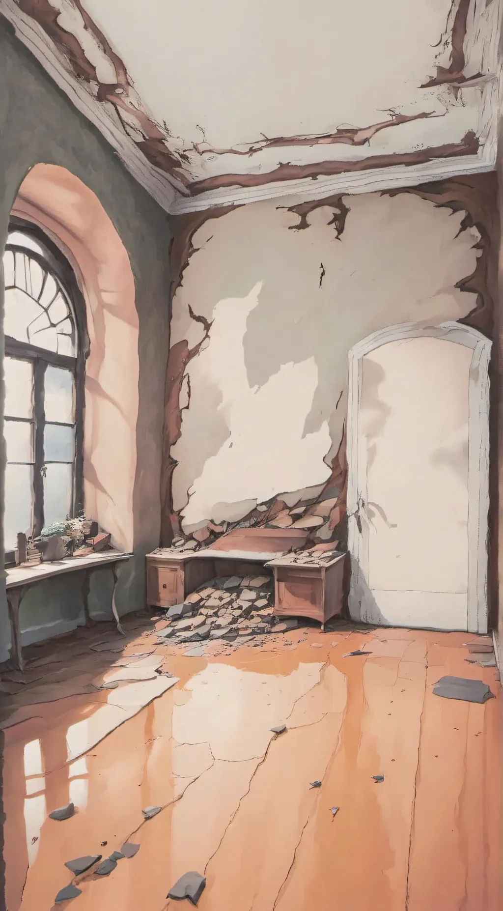 ai character: i need to pee background