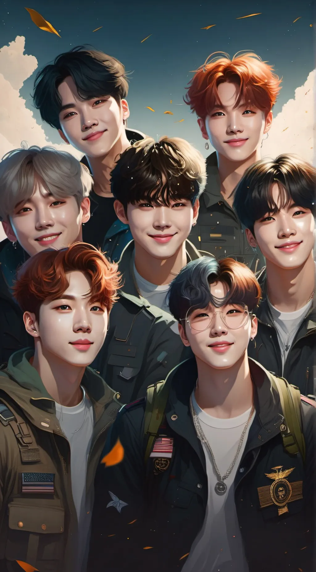 ai character: BTS background