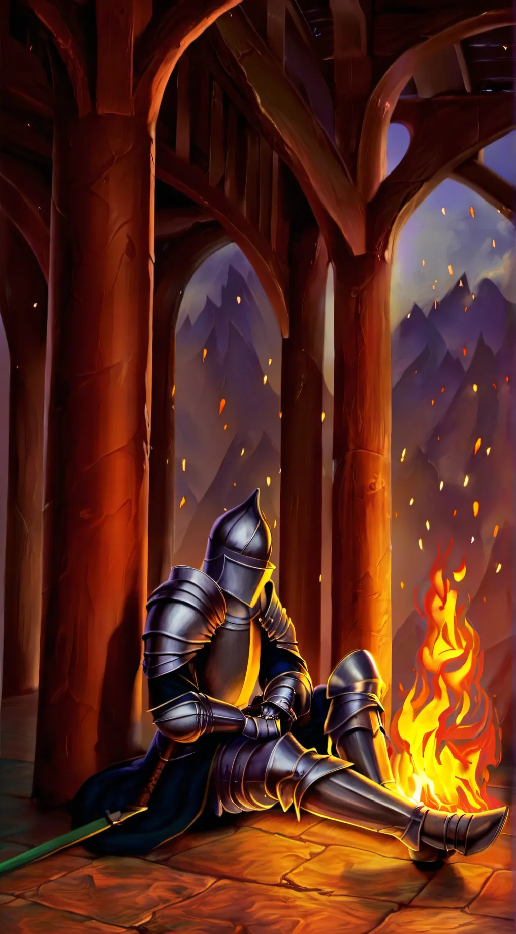 ai character: Kight background