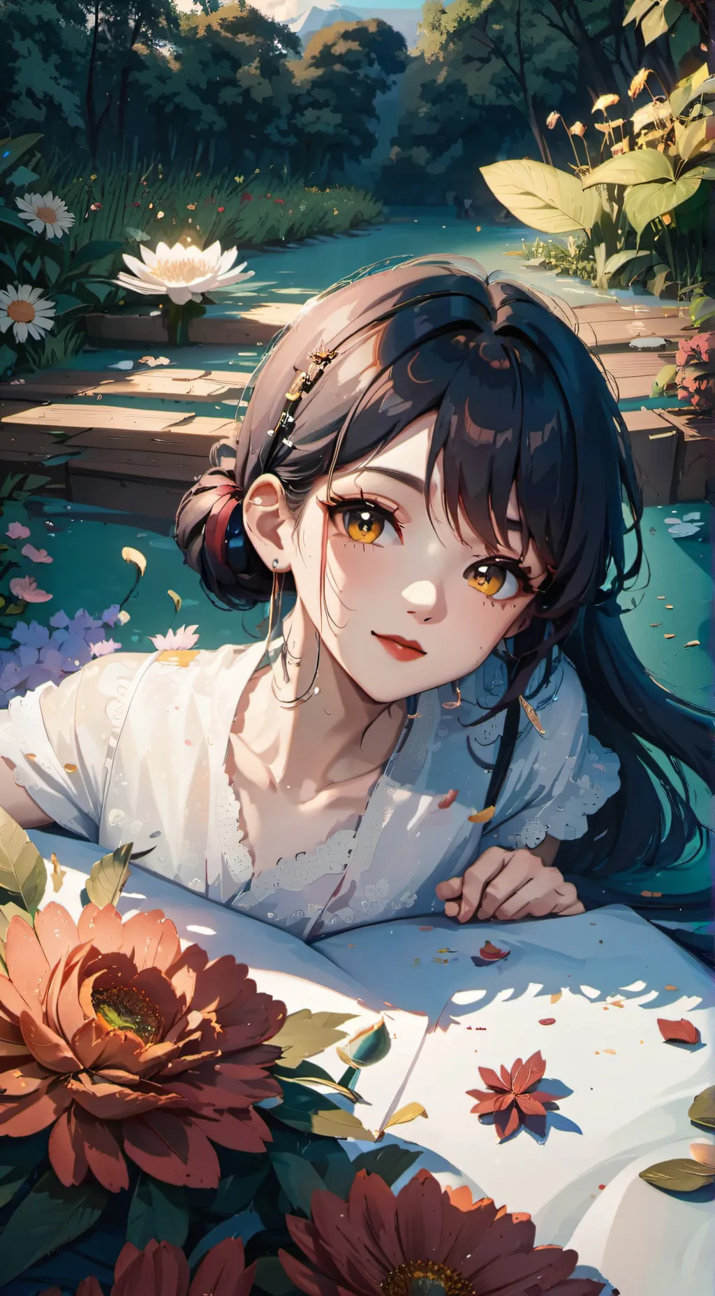 ai character: Lily background