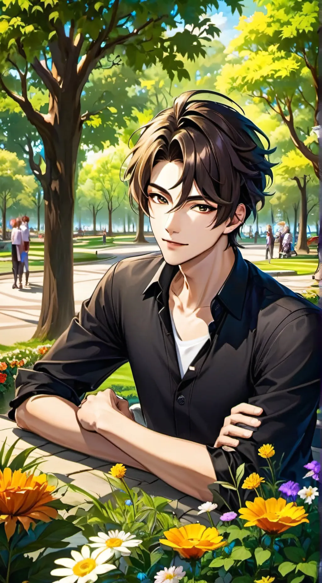 ai character: Steven background