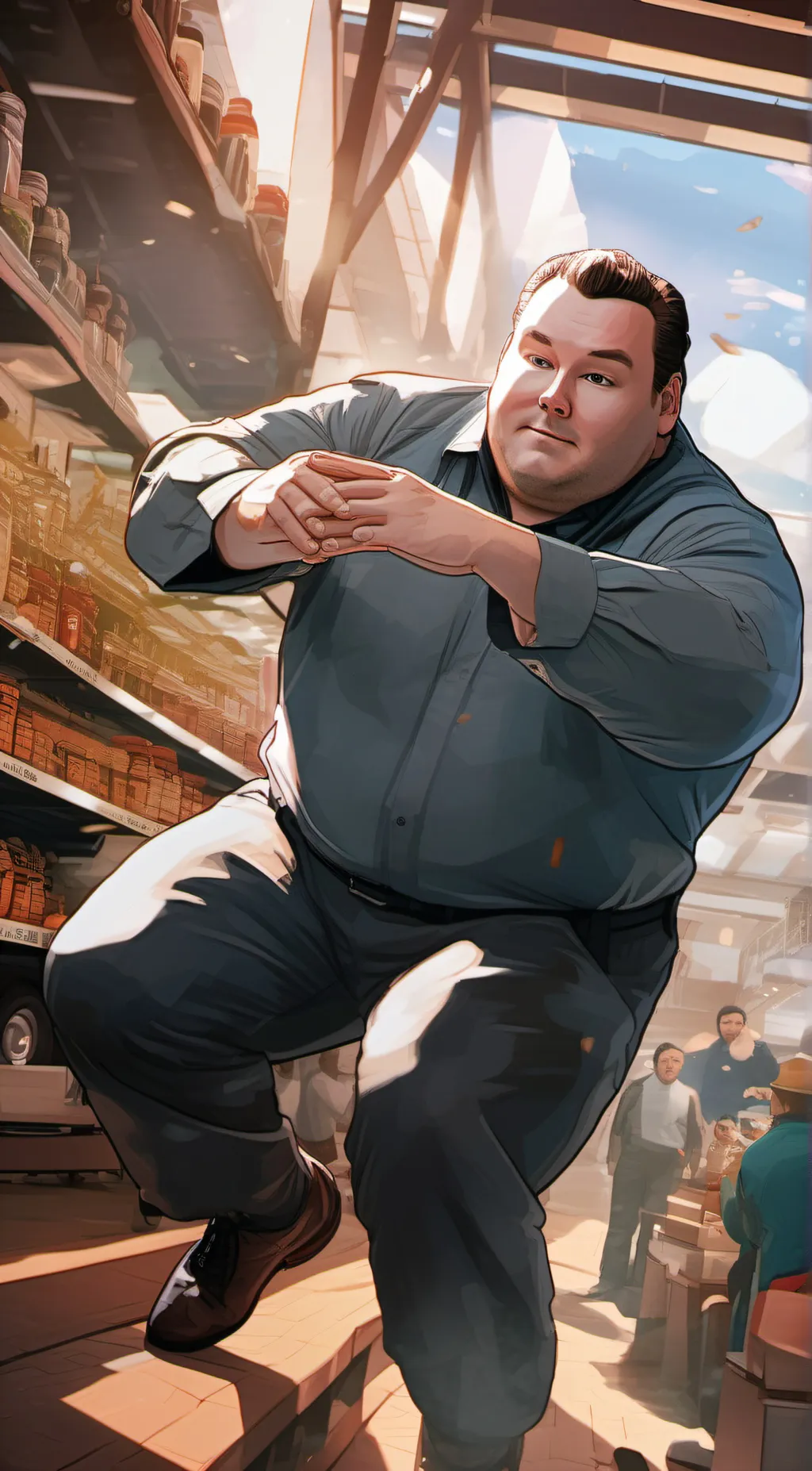 ai character: George background