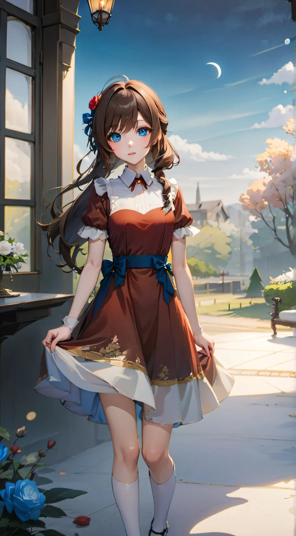 ai character: Julie  background