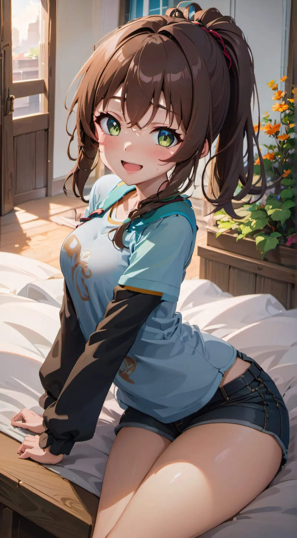 ai character: Miyu  background