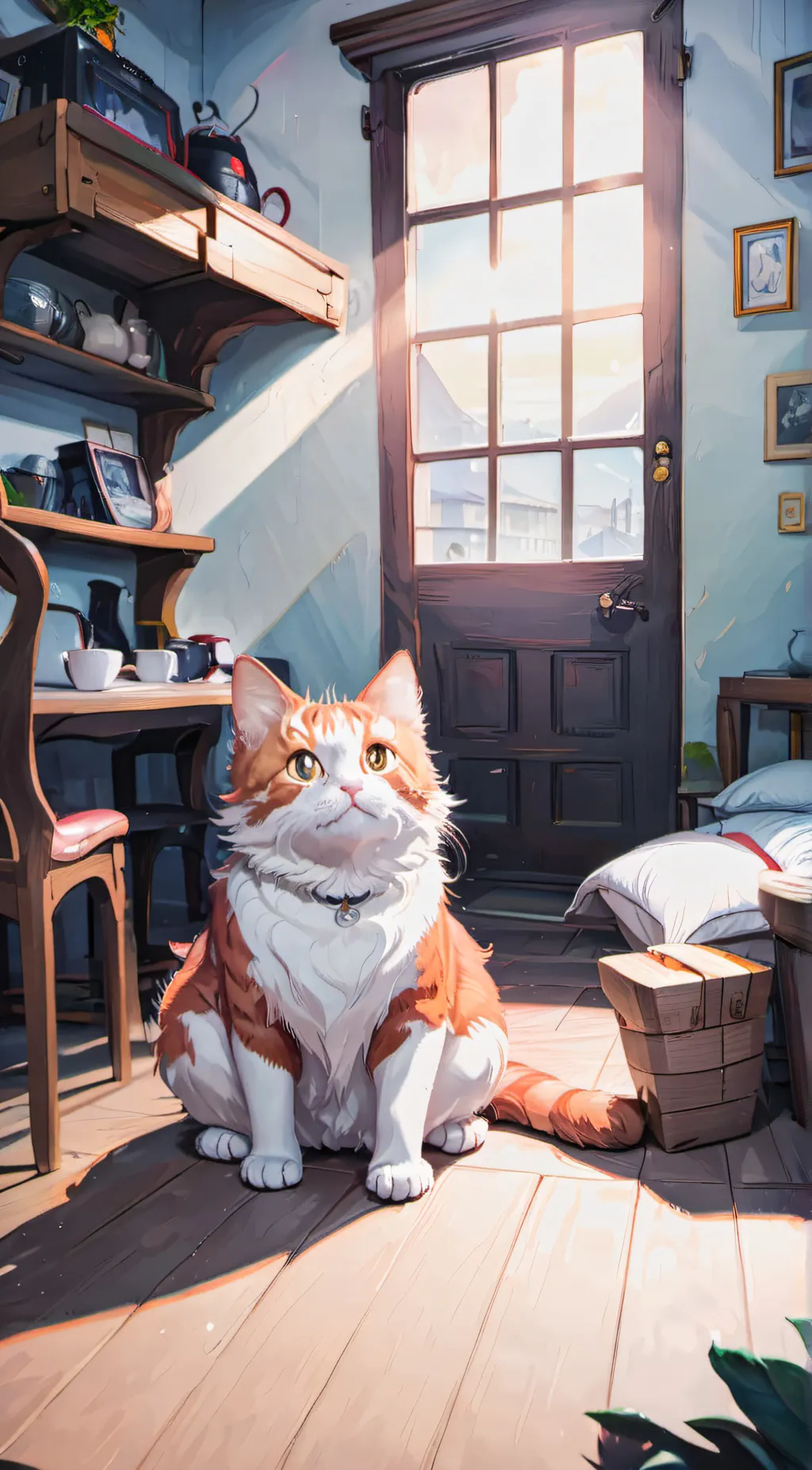 ai character: cat/kitten background