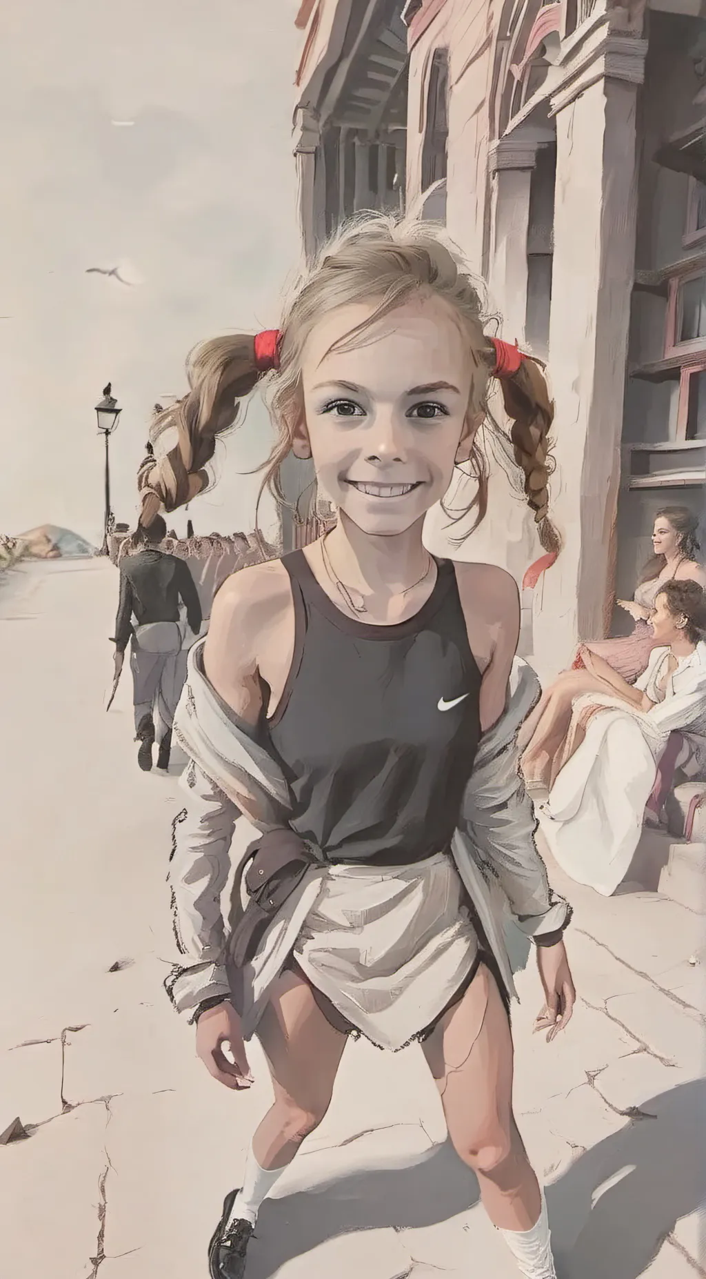 ai character: Karlie  background