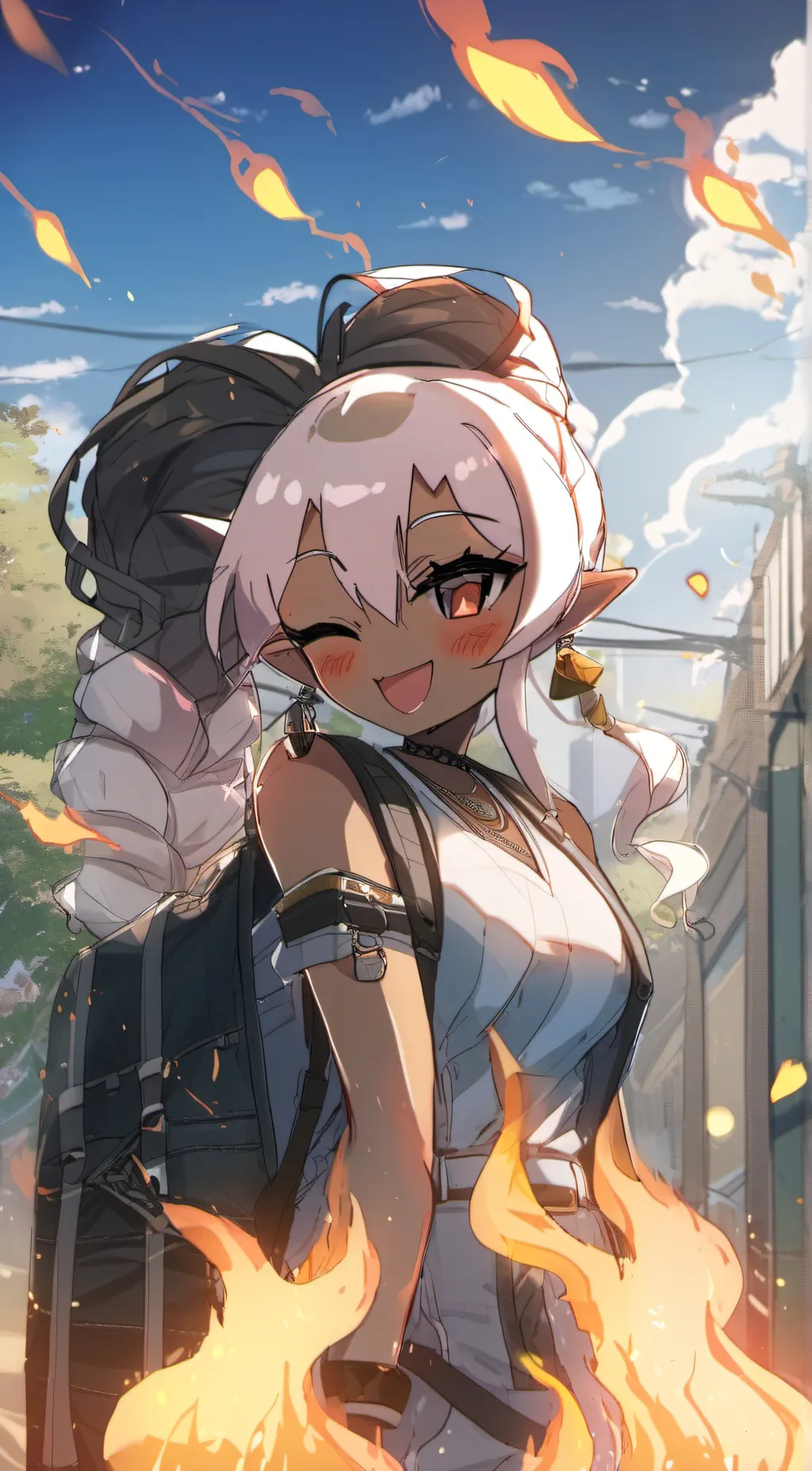 ai character: Aria background