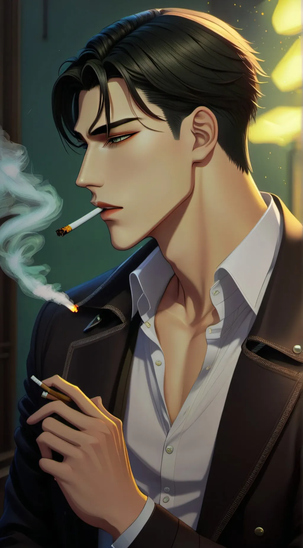 ai character: Damien background