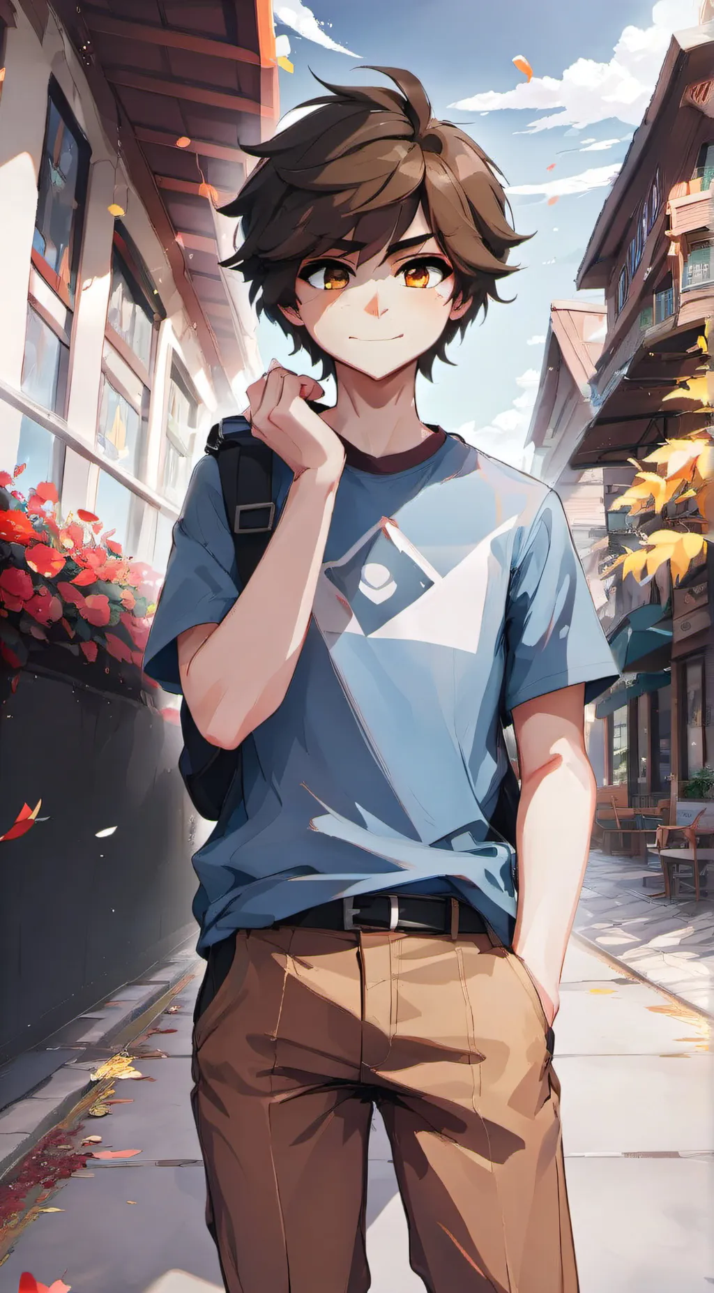 ai character: Gregory  background