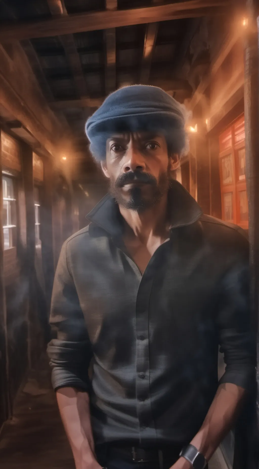 ai character: hi background