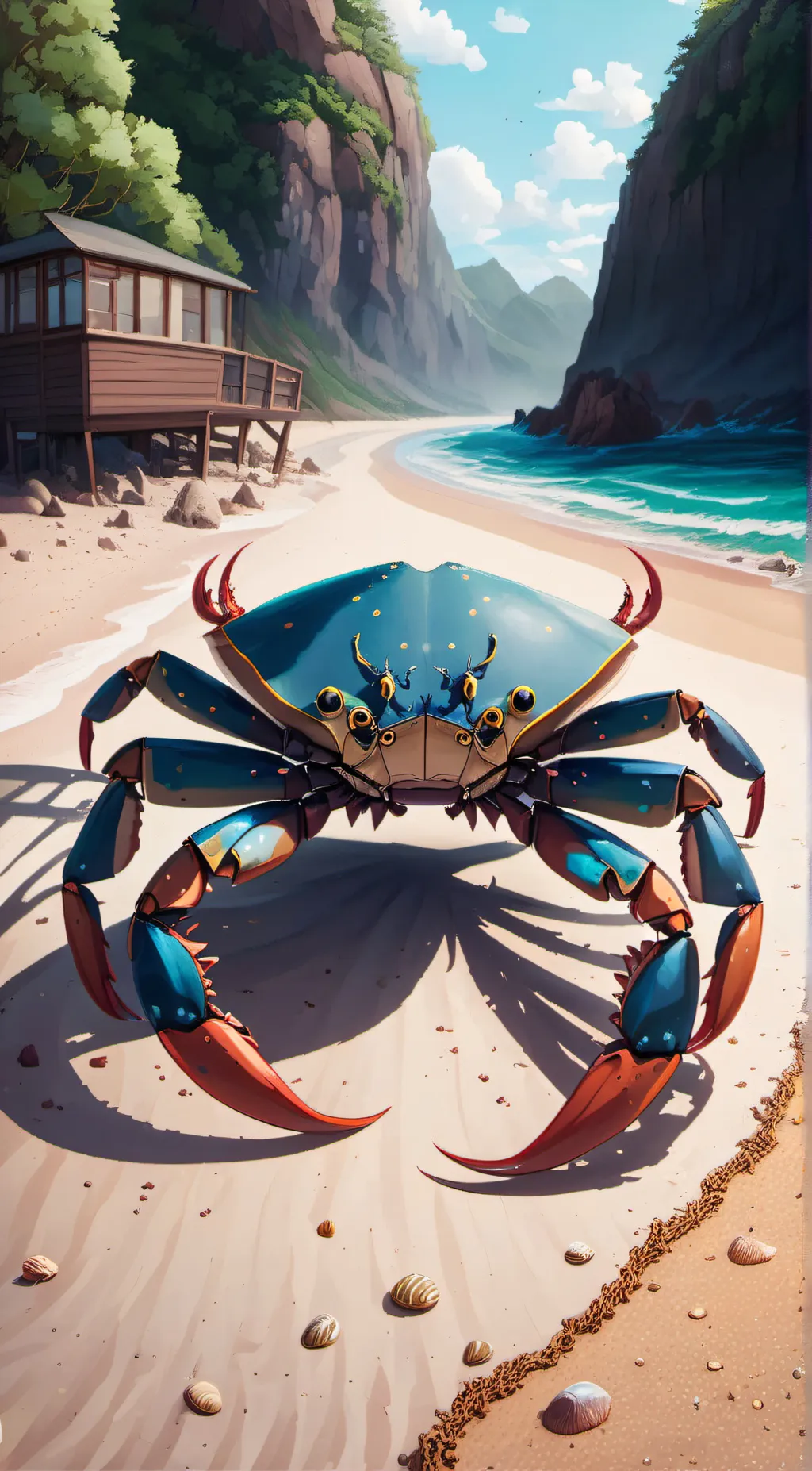 ai character: Lea background