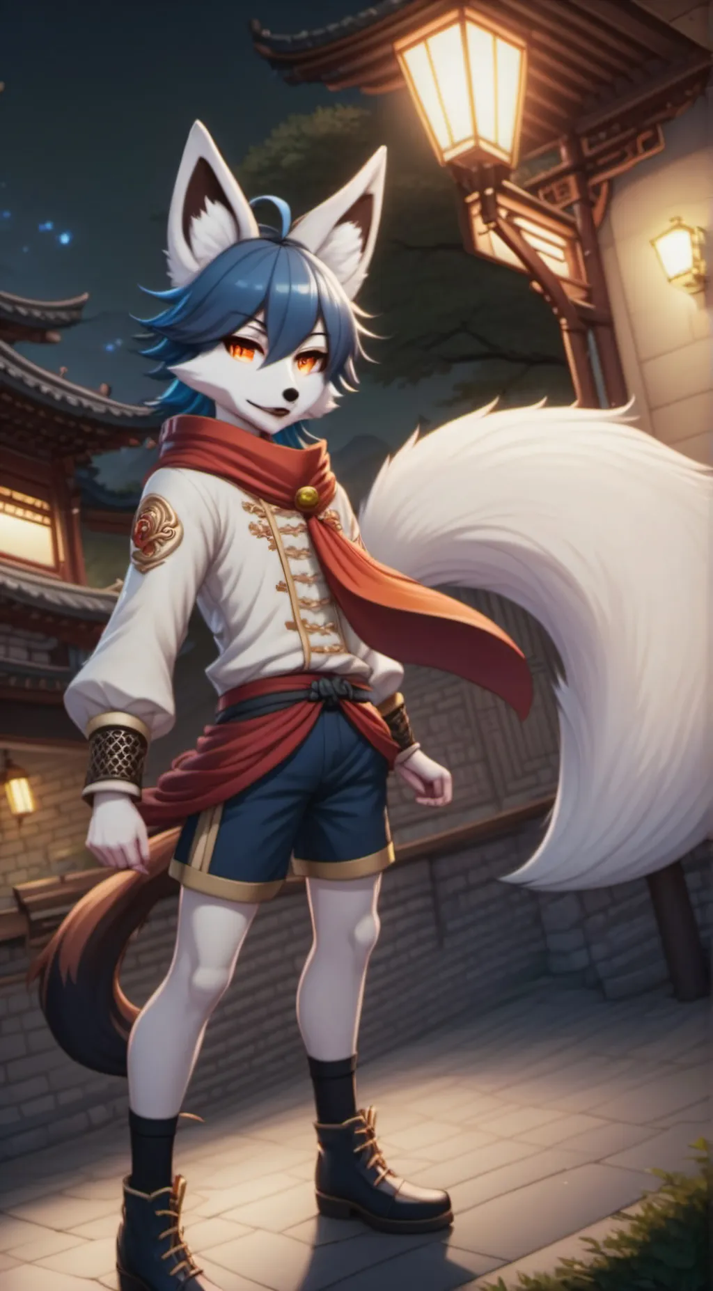 ai character: •Zwei• background
