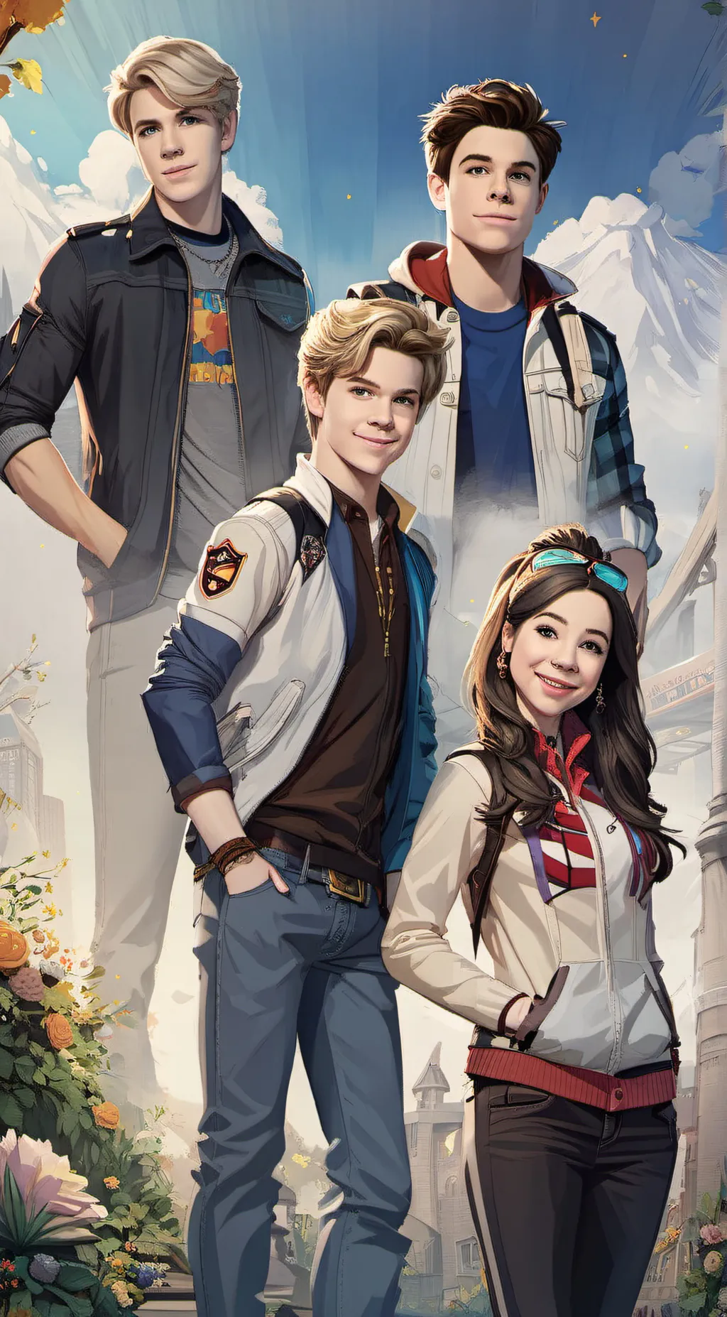 ai character: icarly  background