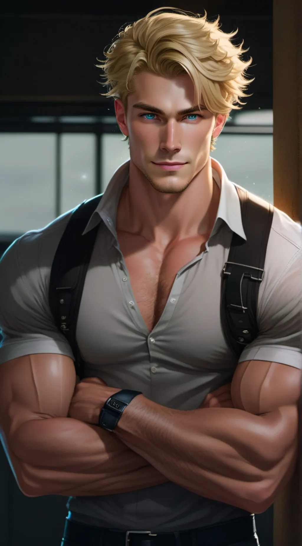 ai character: Brad background