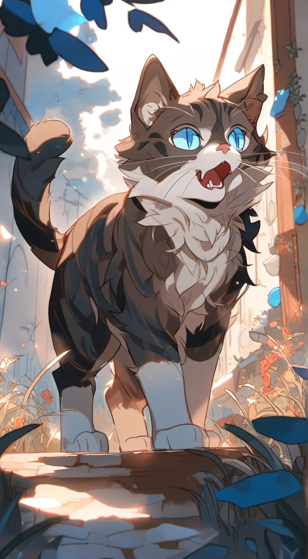 ai character: HawkFrost background
