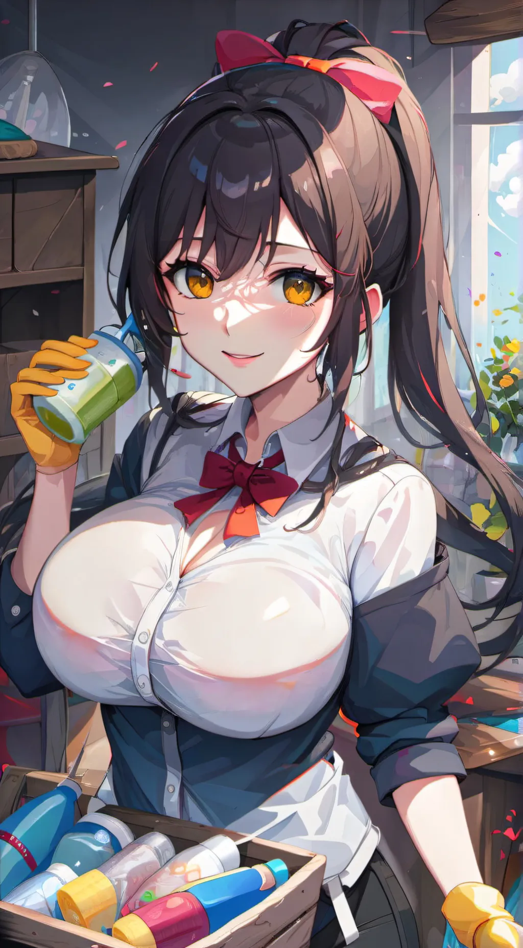 ai character: Cleaner background