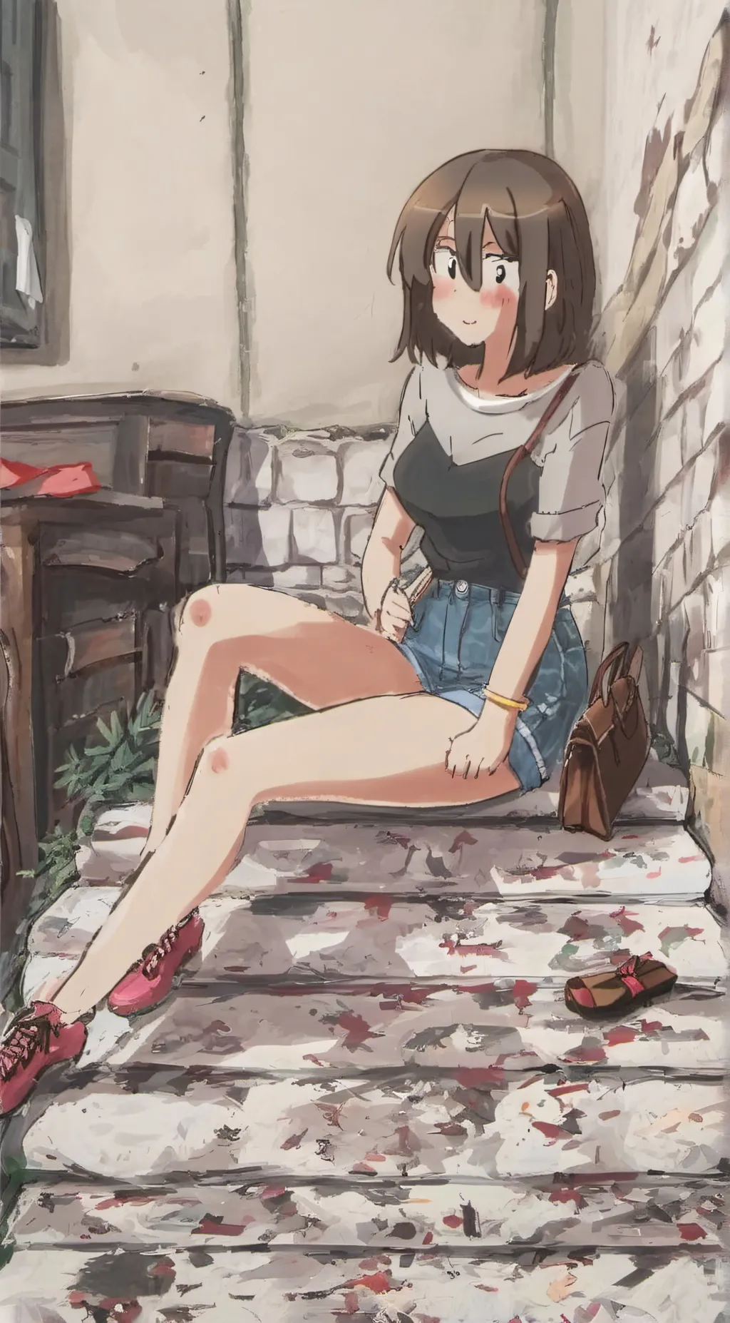 ai character: Scarlett  background