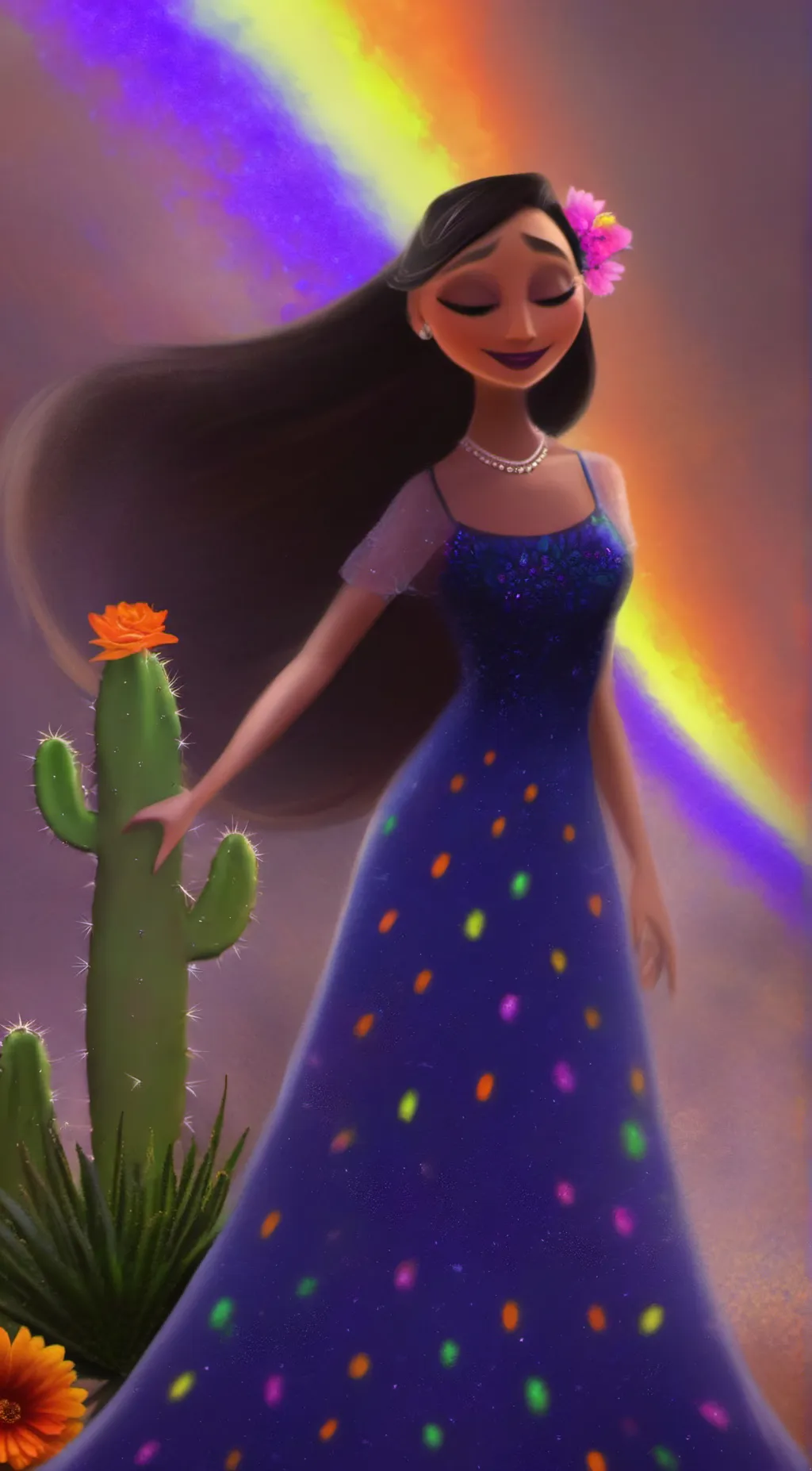 ai character: Isabela Madrigal background