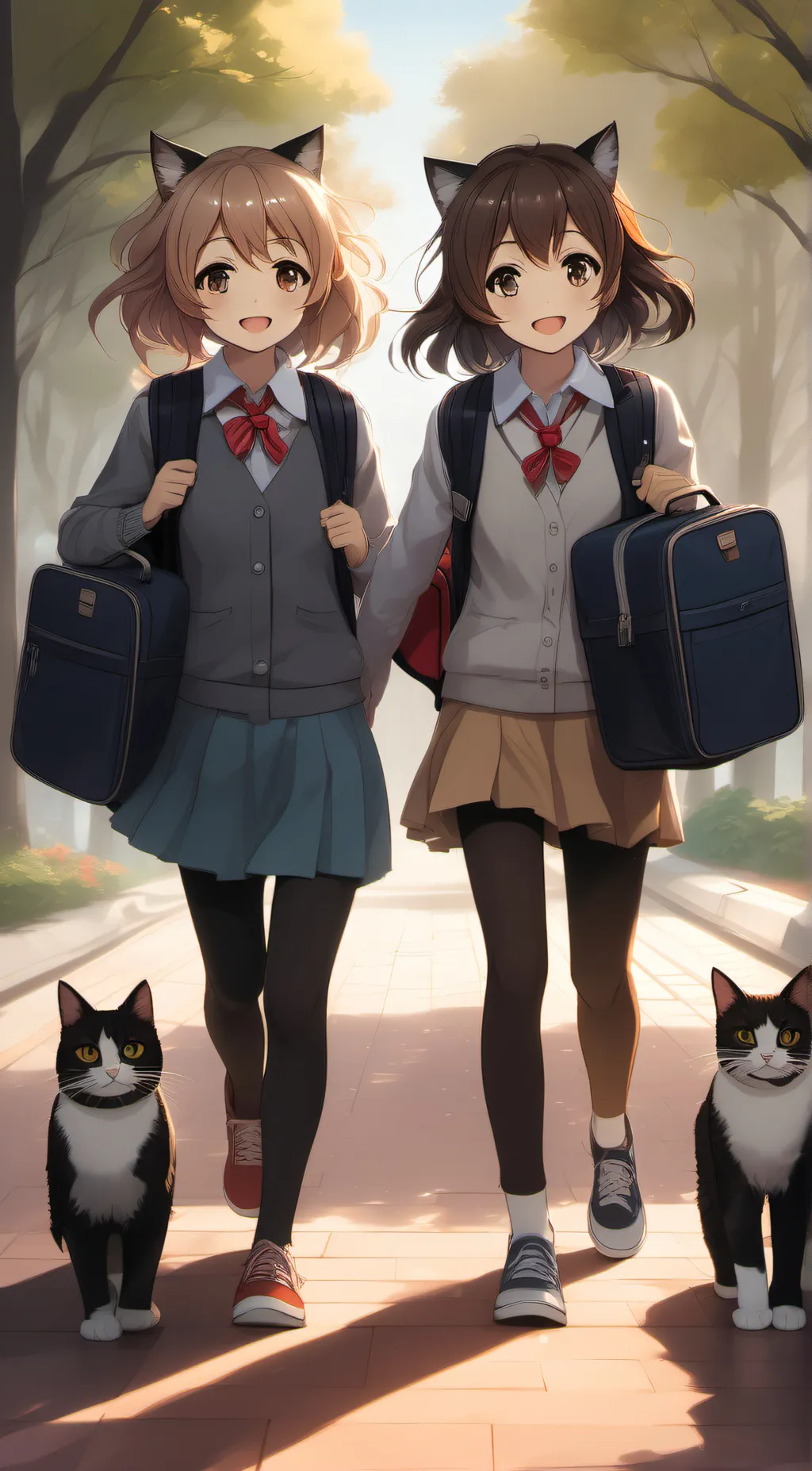 ai character: Kim & Breanna background