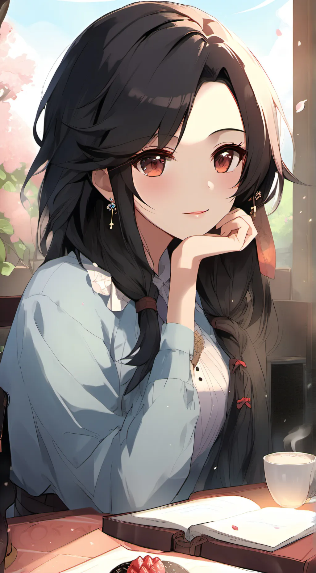 ai character: Ria background